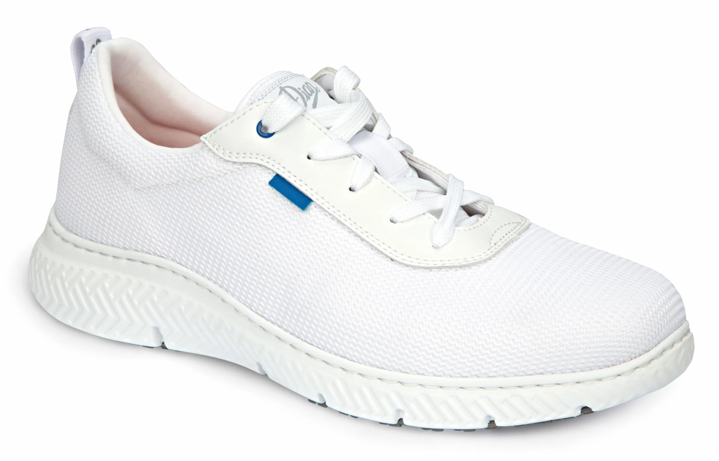 DIAN - SEUL Blanco 41, Zapatilla de Trabajo para Sanidad, Hostelería y Restauración, Zapato de Trabajo Unisex, Plantilla Acolchada y Suela Antideslizante, Material Transpirable y Repelente a Líquidos