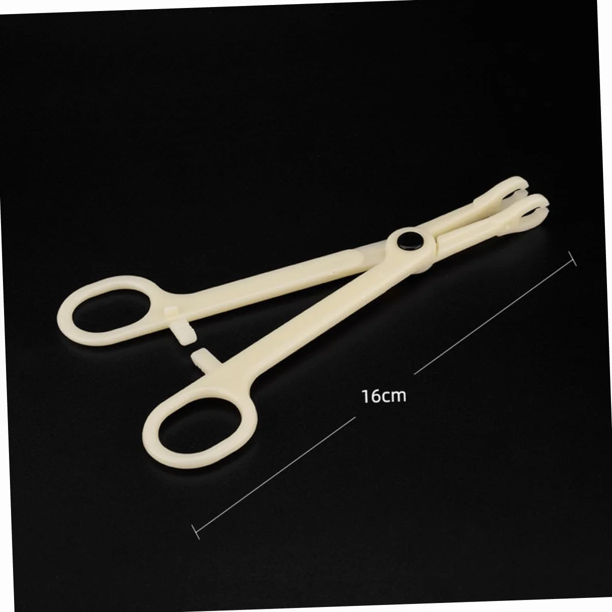 VALICLUD 5 piezas pinzas redondas desechables esterilizadas piercing forceps para labios nariz ombligo cejas