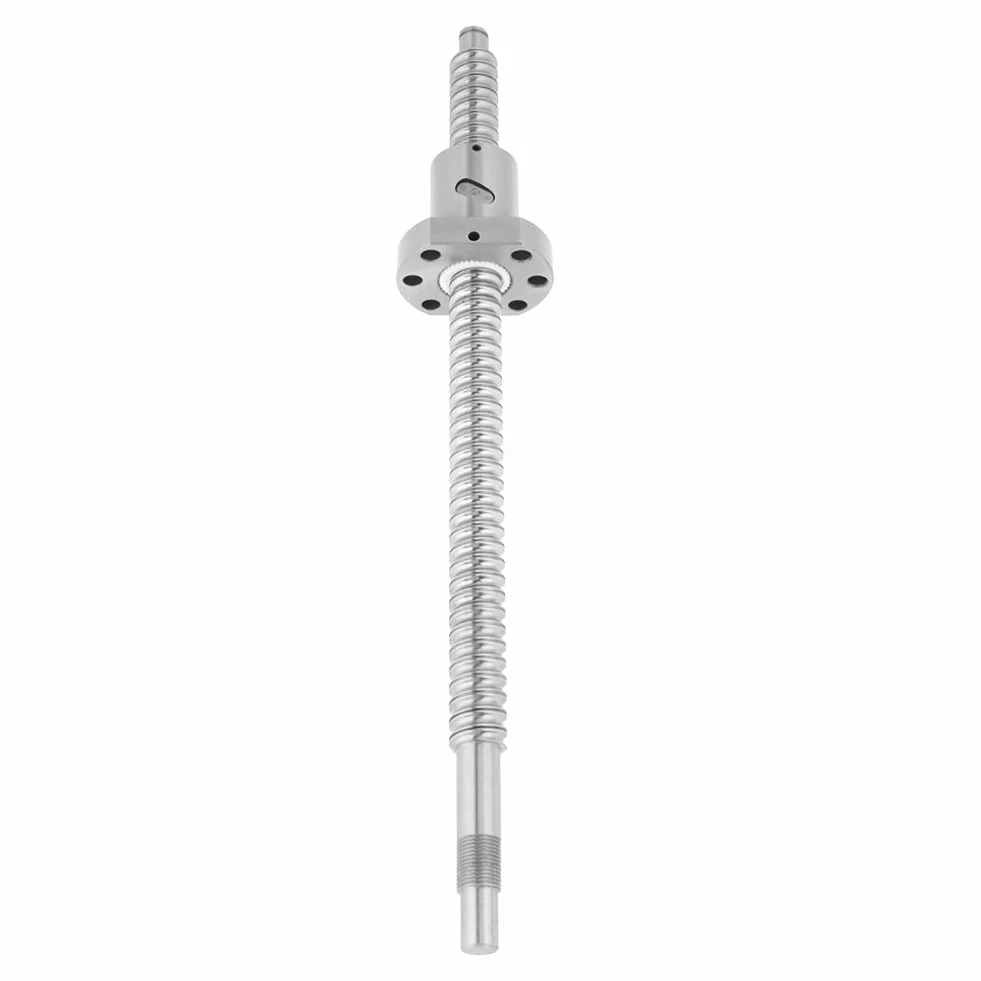 Tornillo de Bola Antiretroceso CNC SFU1605, Movimiento Lineal 300 mm con Tuerca de Bloqueo