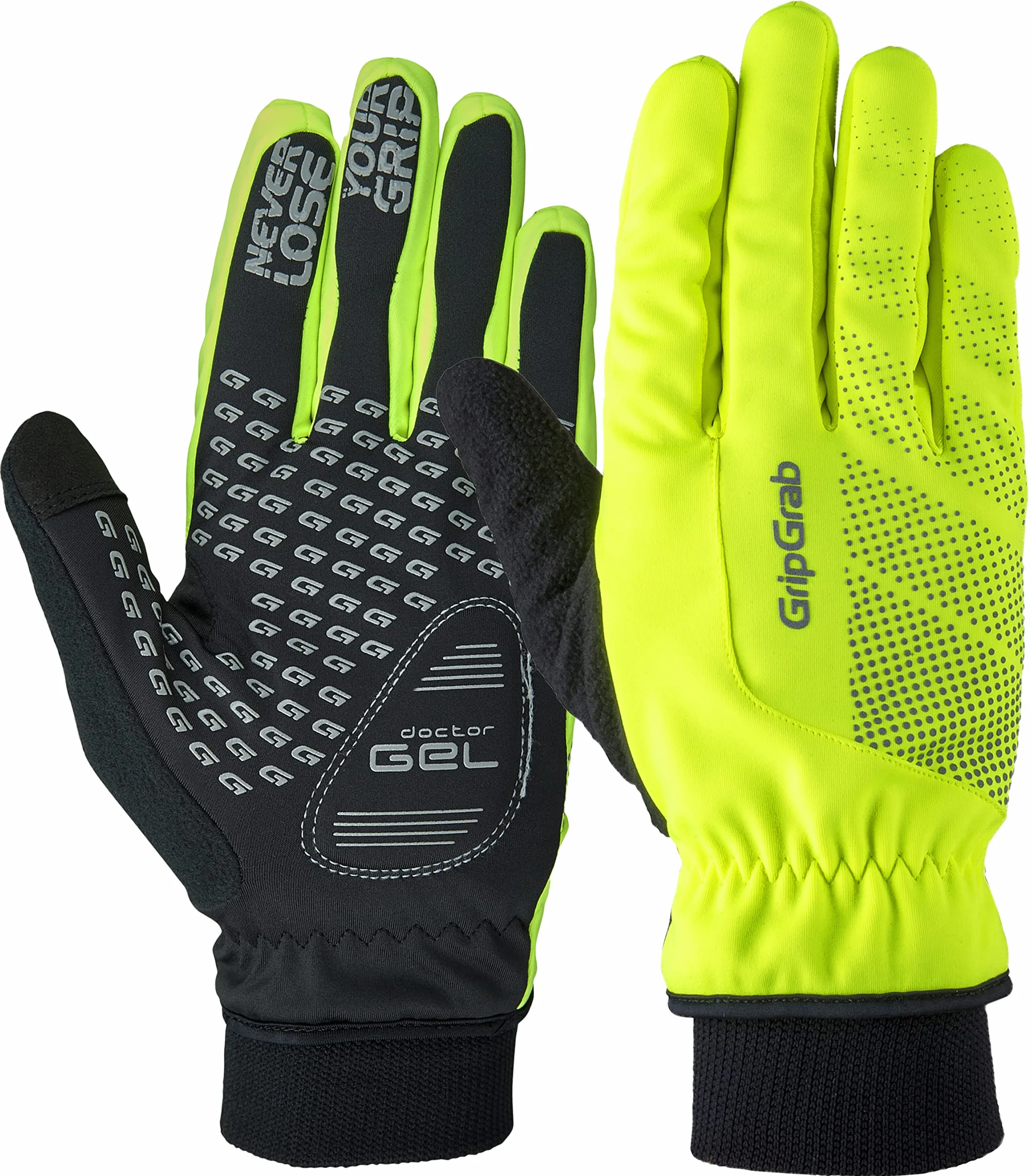 GripGrab Guantes de Ciclismo Ride Cortavientos Térmicos de Invierno Acolchados con Forro Polar Guantes Invierno Ciclismo