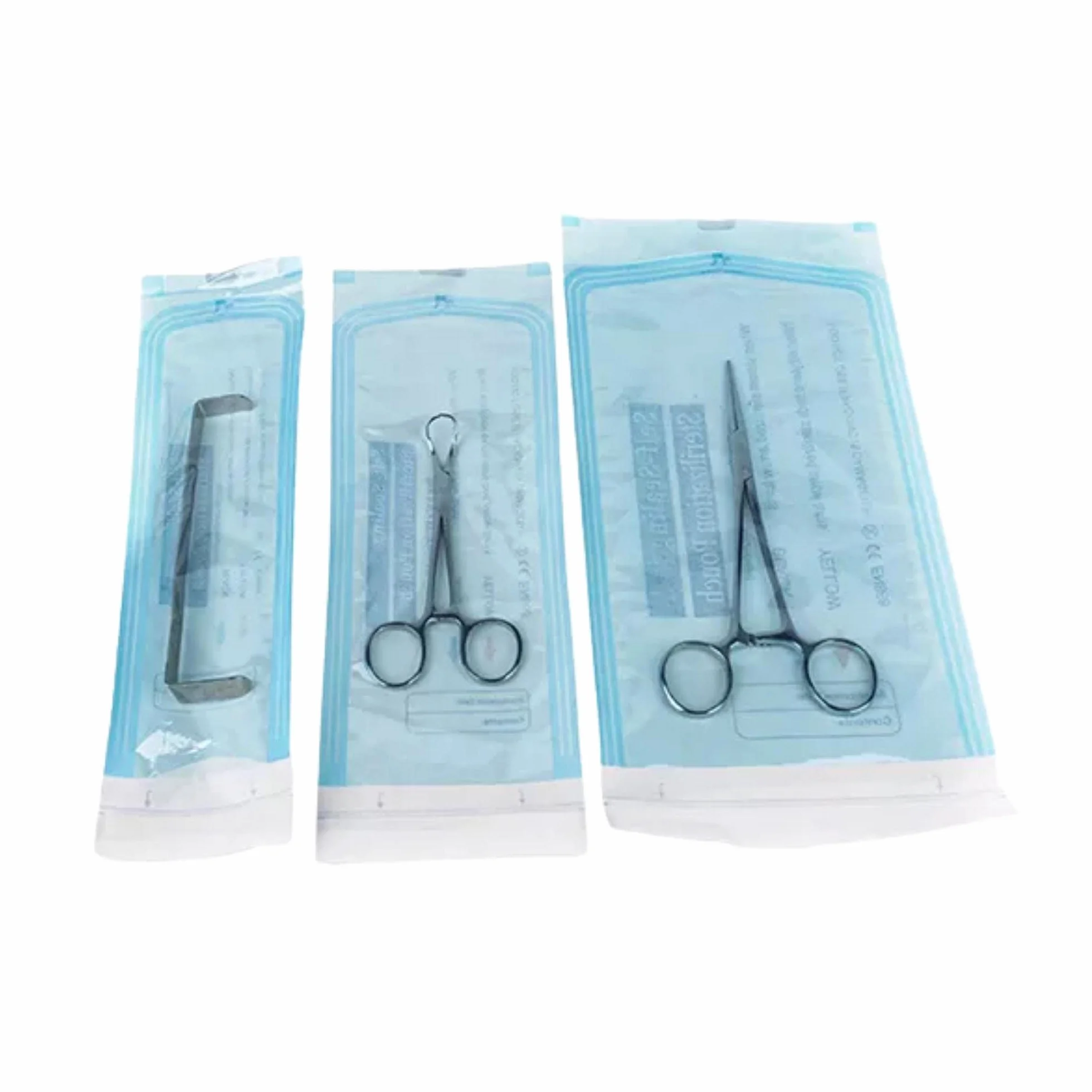 Bolsas de Esterilización Autoadhesivas 200 uds 90x260mm para Herramientas Dentales Tatuajes Manicura