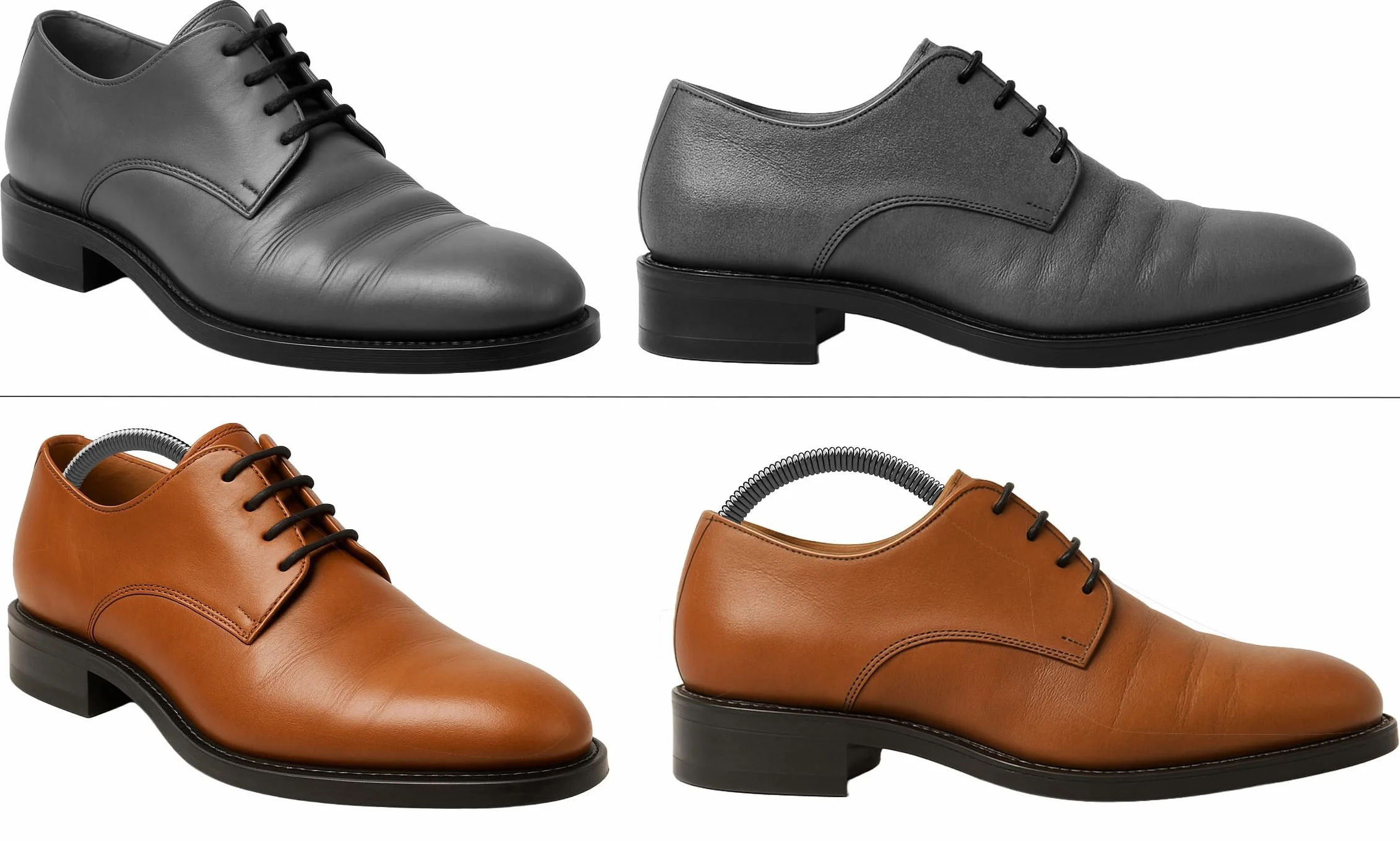 Incutex 5 pares hormas para zapatos talla variable 38-44, hormas de plástico, ensanchadores de zapatos para mujer y hombre, transparente-blanco