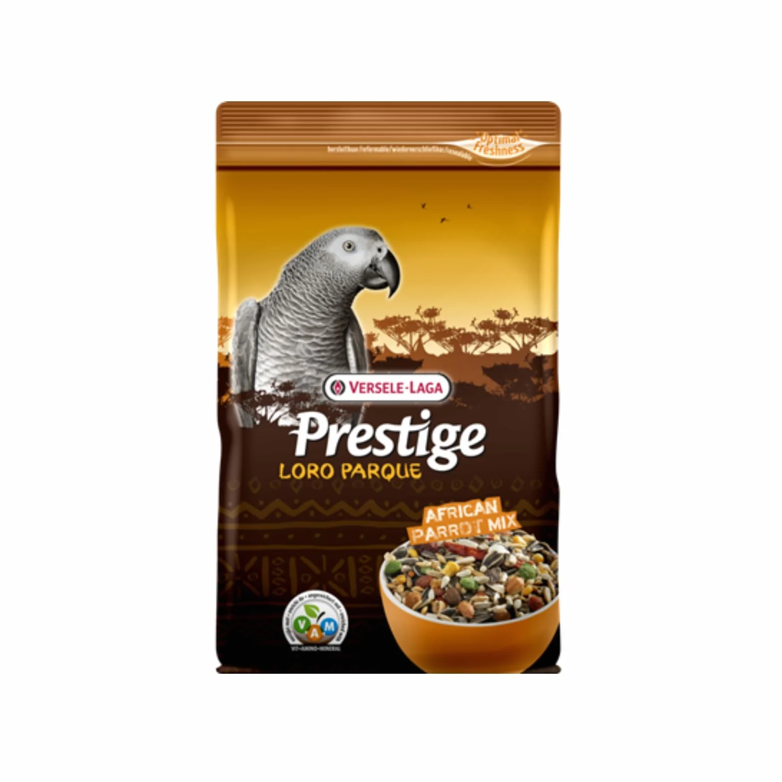 Versele-Laga Prestige Loro-Parque African Parrot Mix 1 kg Mezcla de Semillas para Loros Africanos con Gránulos Extruidos VAM