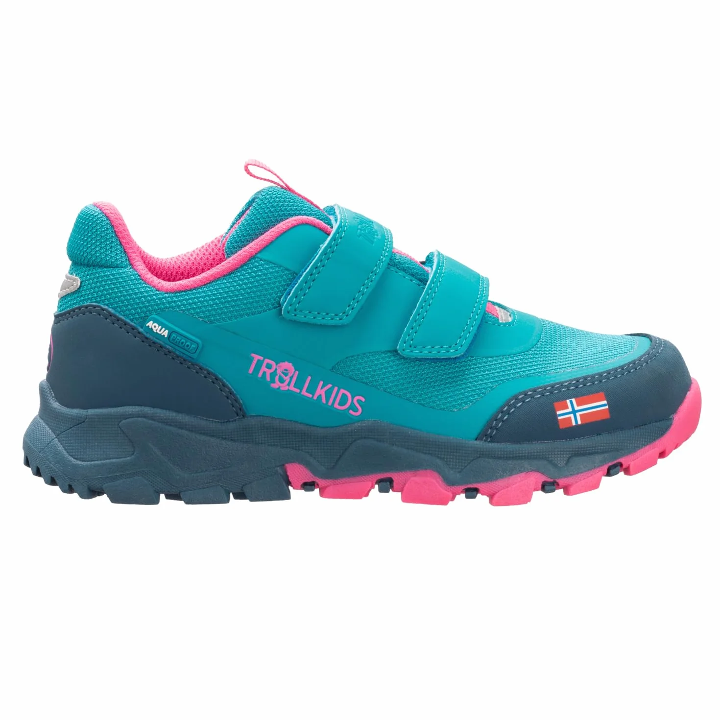 Trollkids Botas de senderismo impermeables para niños Preikestolen