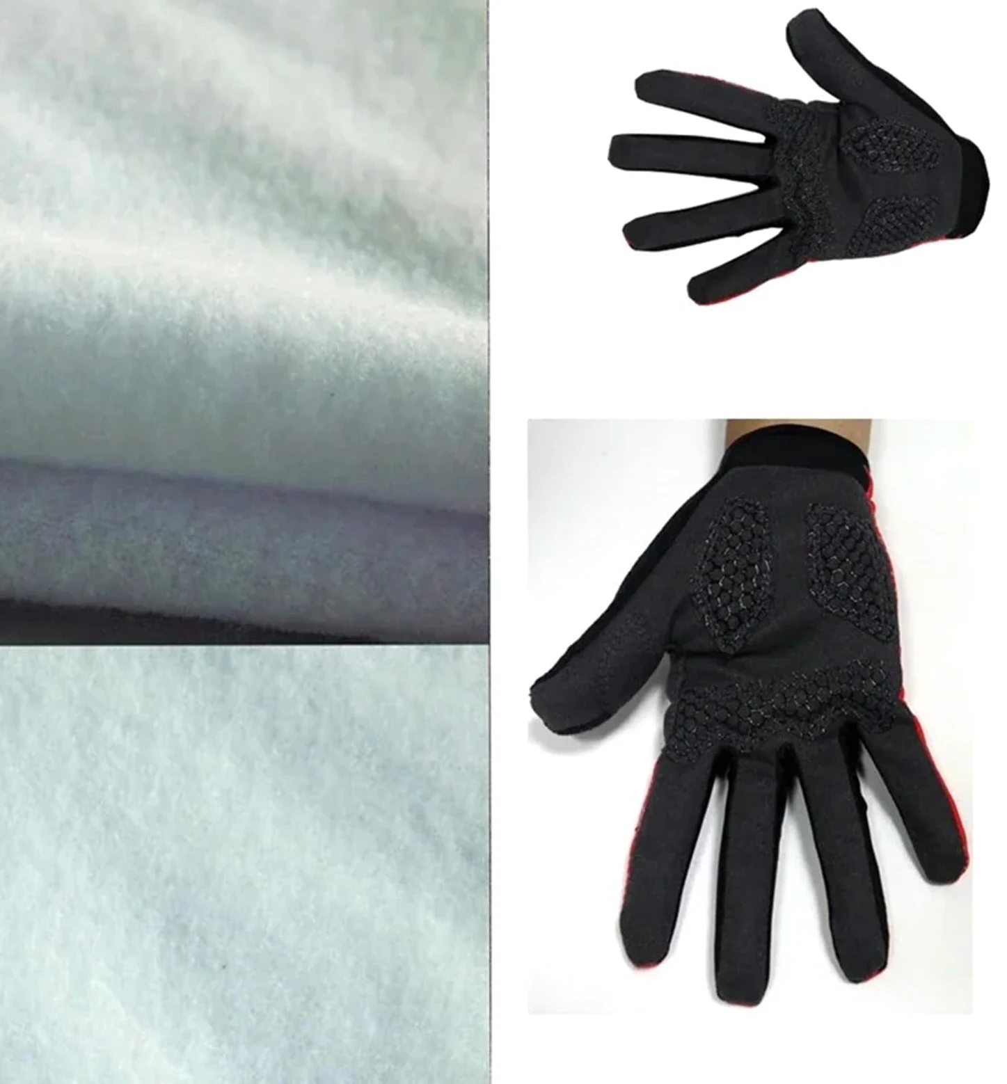 Guantes De Ciclismo De Invierno Guantes térmicos de Invierno for Ciclismo, un par de Dedos completos, Guantes de Ciclismo de Invierno, Guantes de Gel Guantes Cálidos(XL)