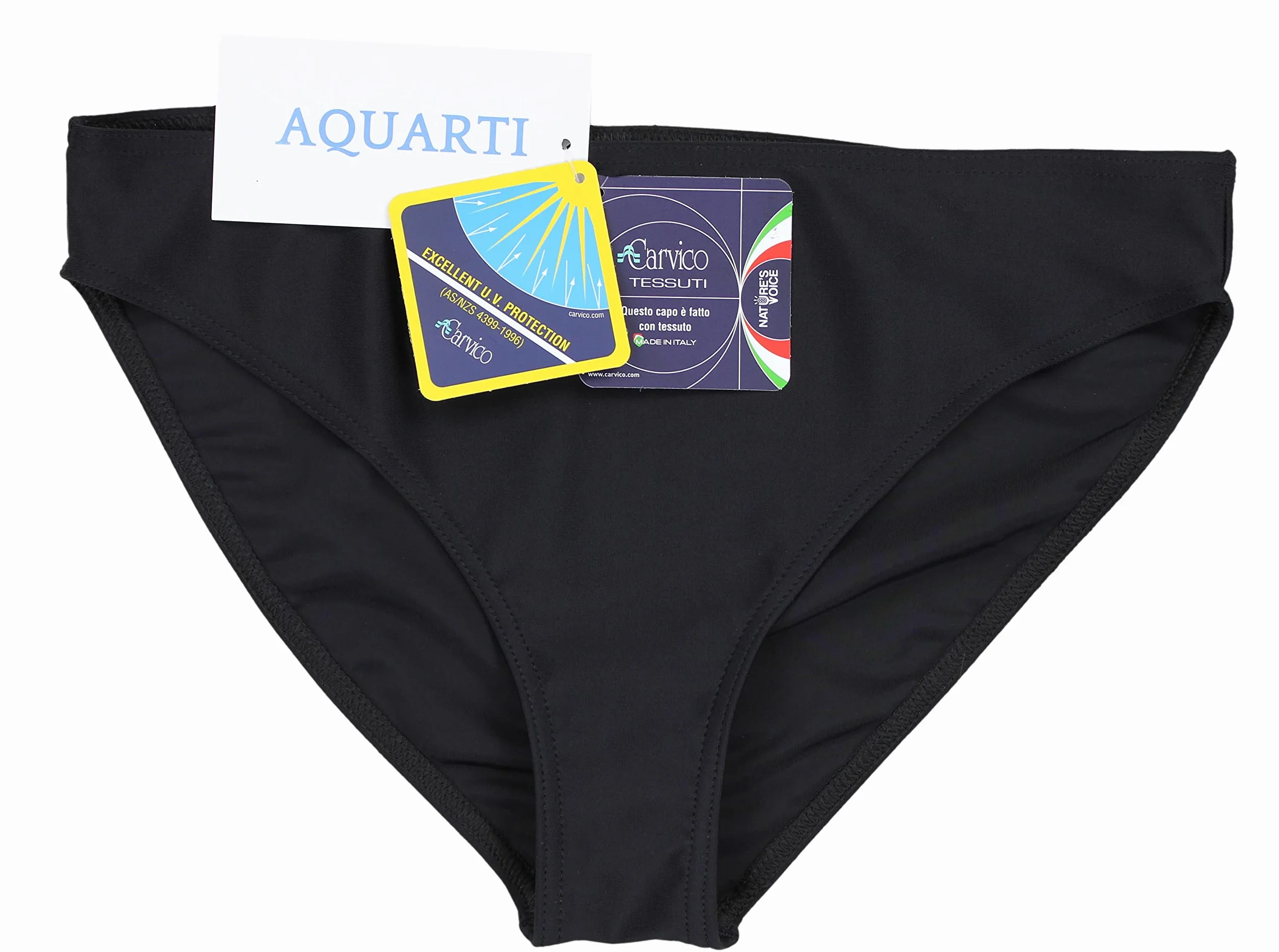 Aquarti Bragas de Bikini Mujer con Cintura Media – Braga Mujer Bikini Clásica en Colores Lisos