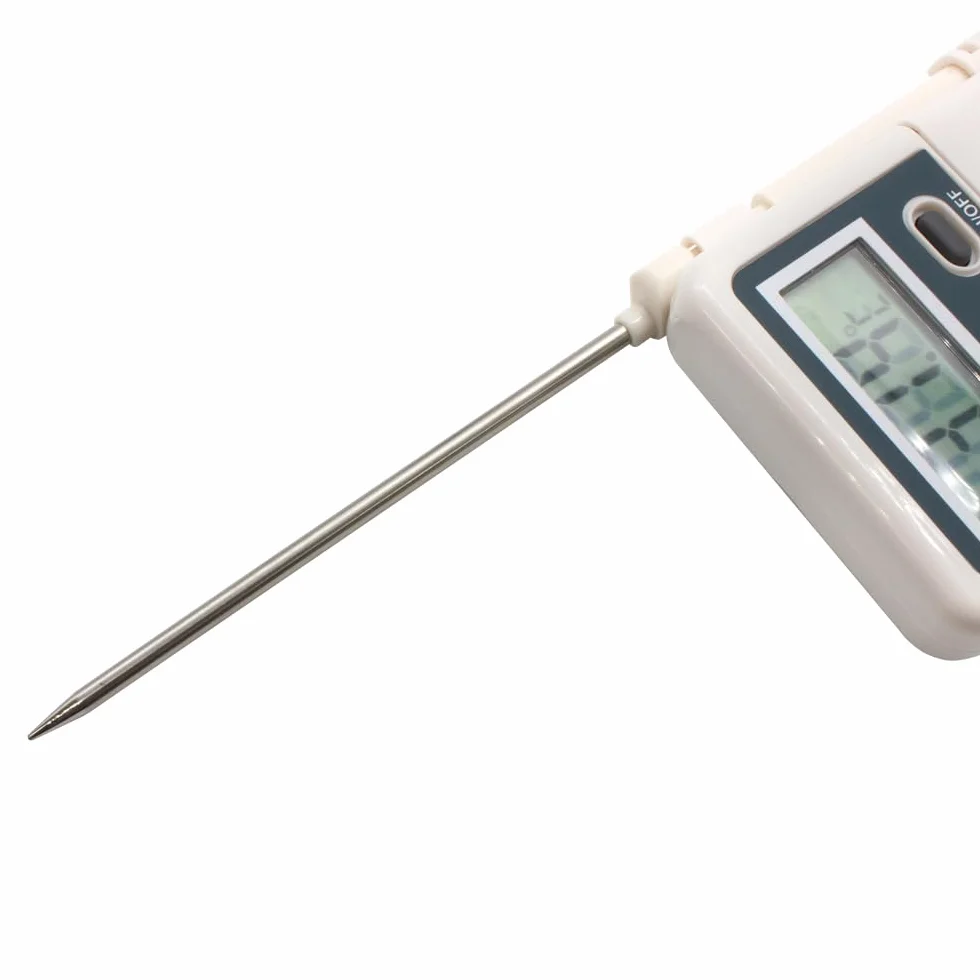 Termómetro digital de mano con sonda -50º +300ºC para aire acondicionado, climatización, cocina