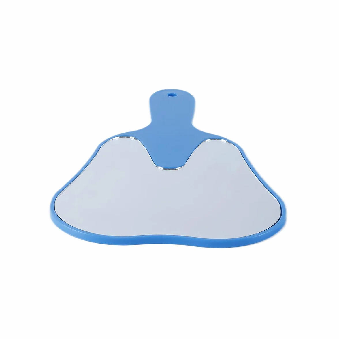 WANGCL Espejo dental portátil con mango de plástico para dentistas, clínicas dentales (azul)