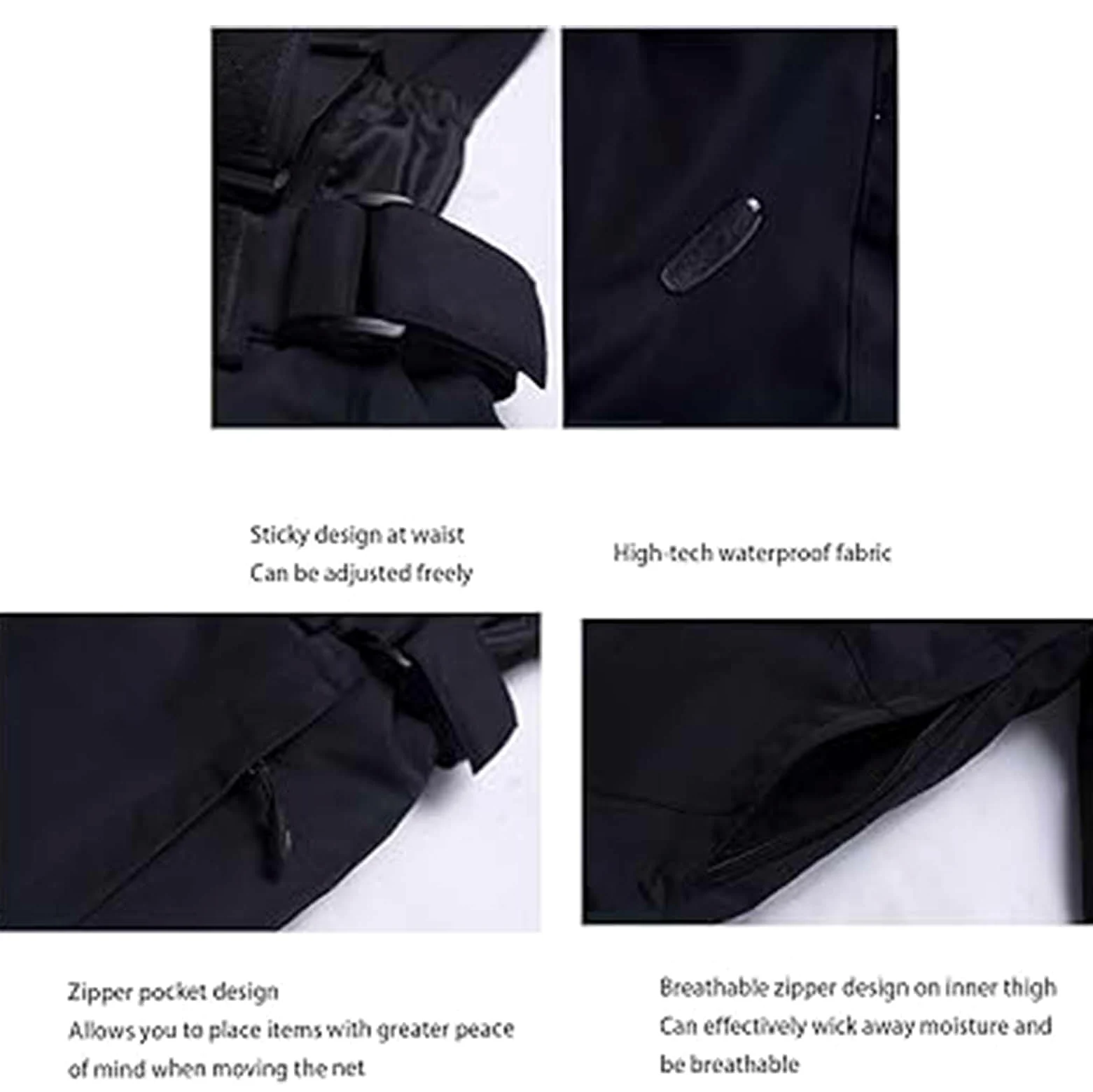 Genérico Conjunto De Chaqueta Pantalones De Esquí para Hombre Traje De Snowboard Impermeable Chaqueta De Nieve para Invierno Resistente Al Viento Traje De Nieve De Montaña
