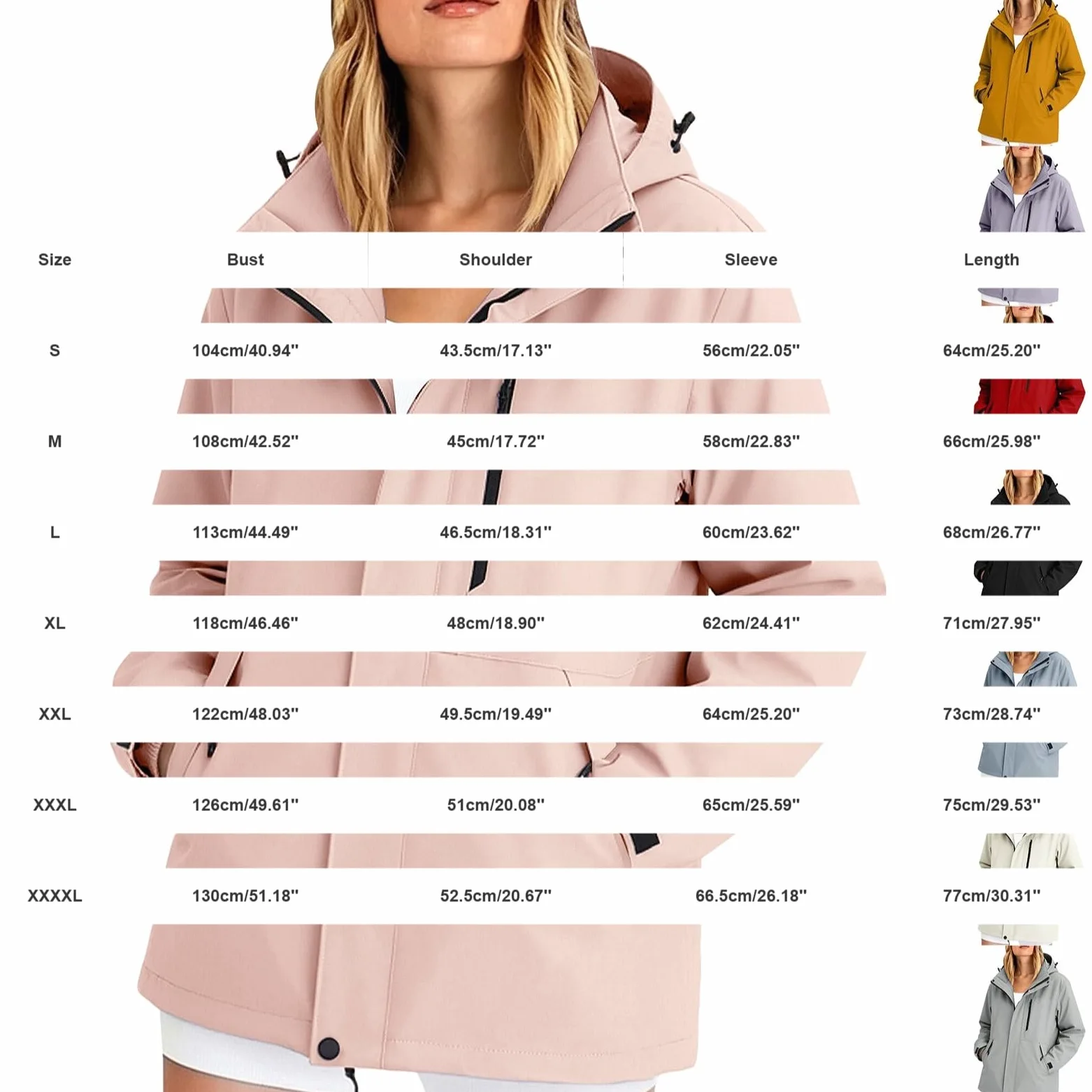 Chubasquero para mujer, impermeable, transpirable, ligero, con capucha, chubasquero para senderismo, chaqueta para exteriores, cortavientos, trekking, chaqueta deportiva Softshell, cómoda chaqueta