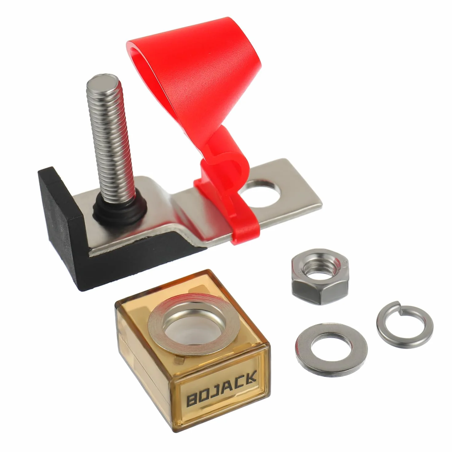BOJACK MRBF Bloque de Fusibles 5/16" 125A 58V Fusible de Batería Marino
