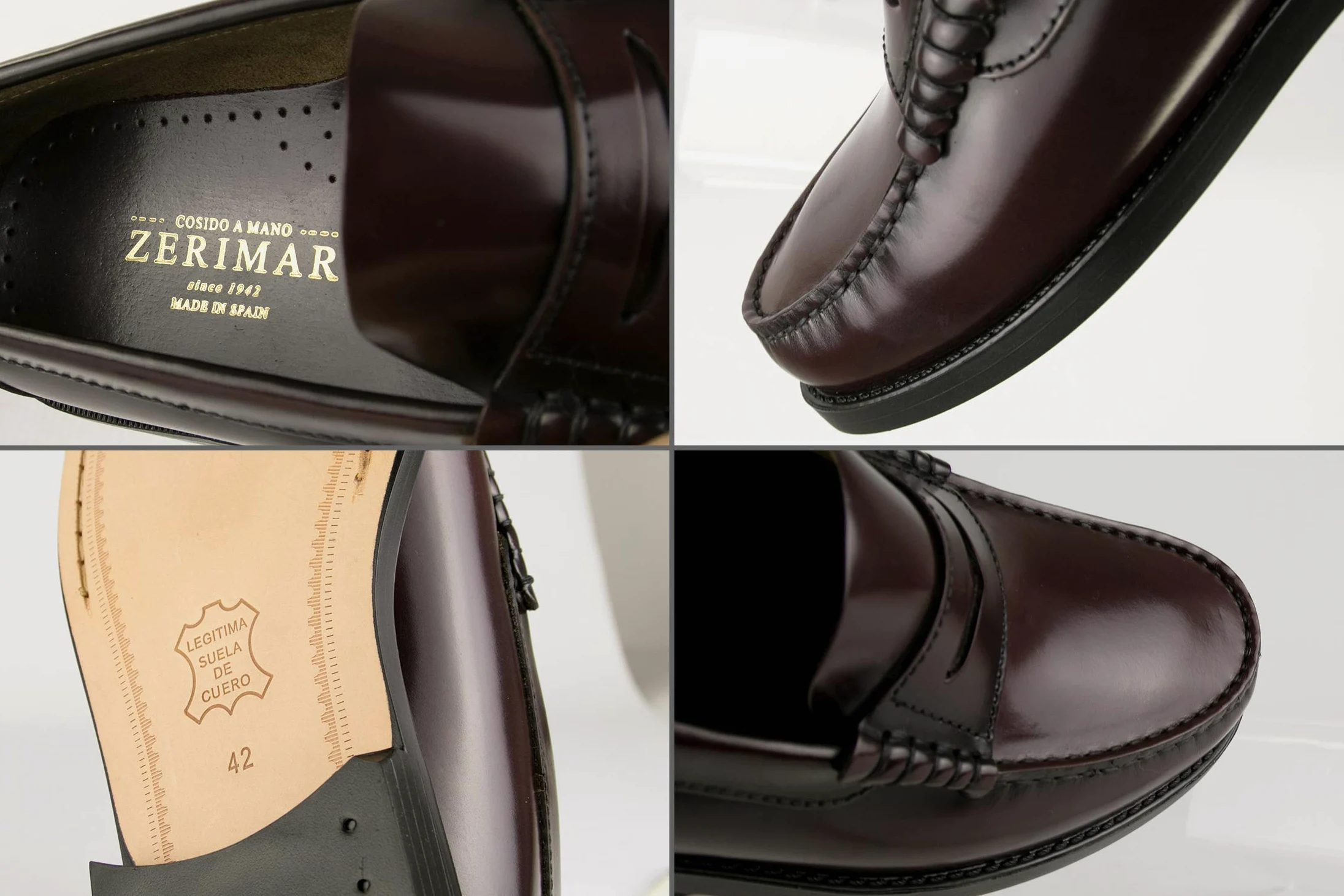 Zerimar Castellanos para Hombres Casuales | Zapatos Mocasines Antifaz Hombre | Mocasines para Hombre Piel | Zapatos Castellanos Mocasin Hombre | Fabricados en España
