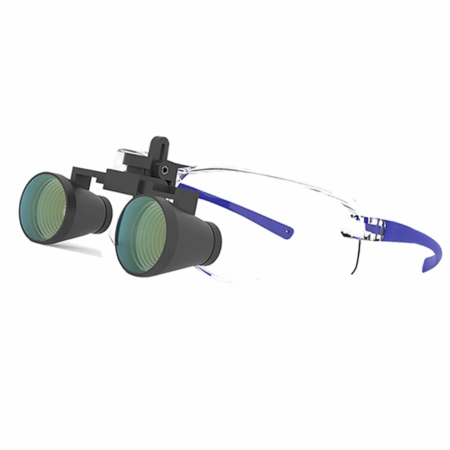 Lupa Montada en la Cabeza 2.5X/3.5X Aumentos Gafas de Aumento Odontologia con Luz 420mm