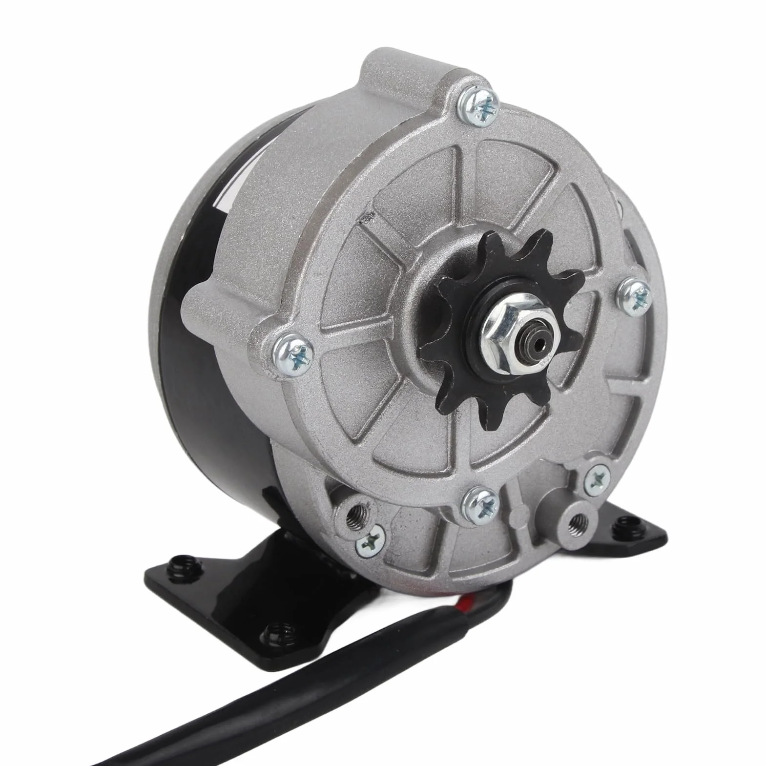 Motor Eléctrico de Reducción de Engranajes 24V 250W 3300RPM Piñón 13 Dientes