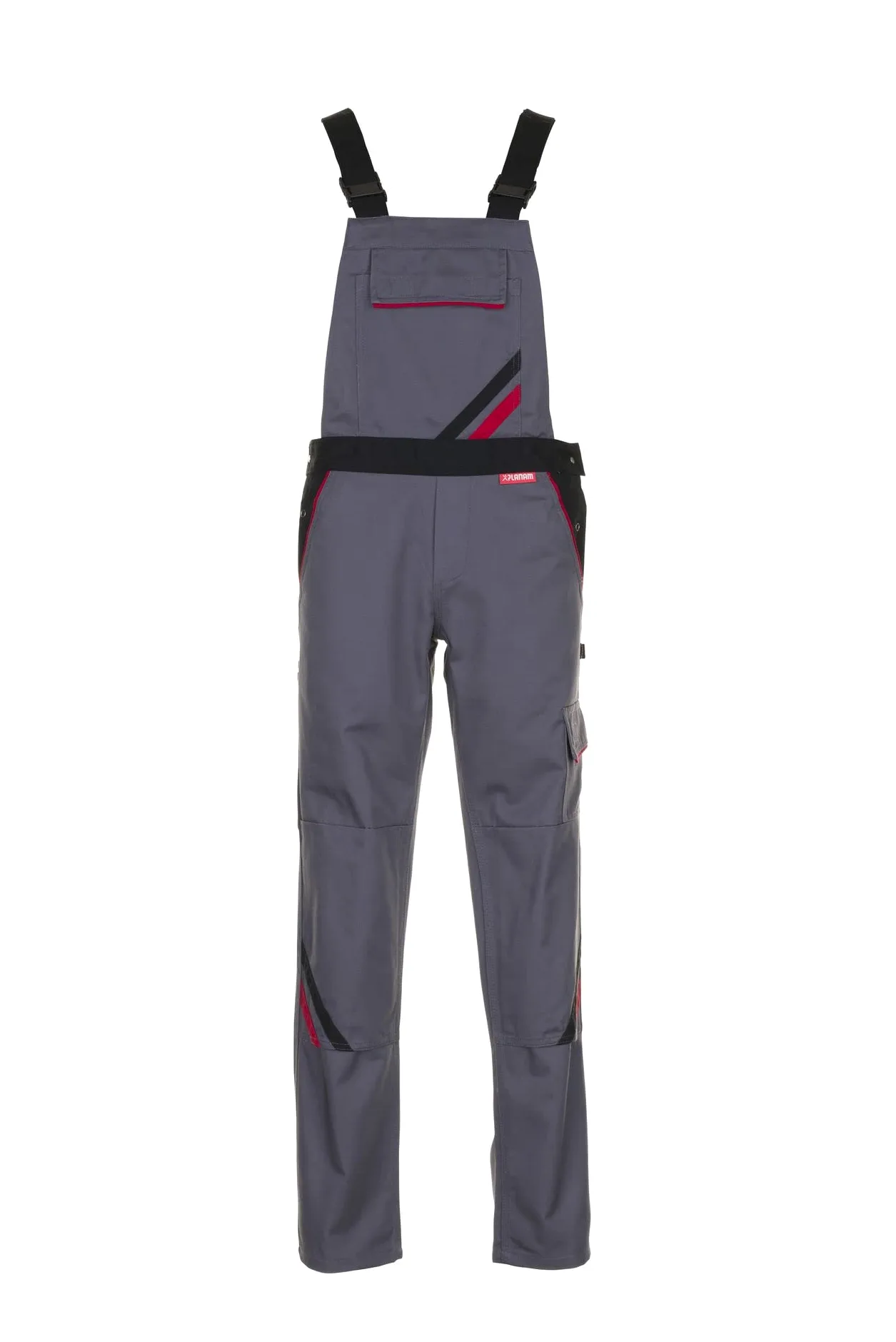 Planam Highline Peto de trabajo mujer azul negro rojo Talla 44