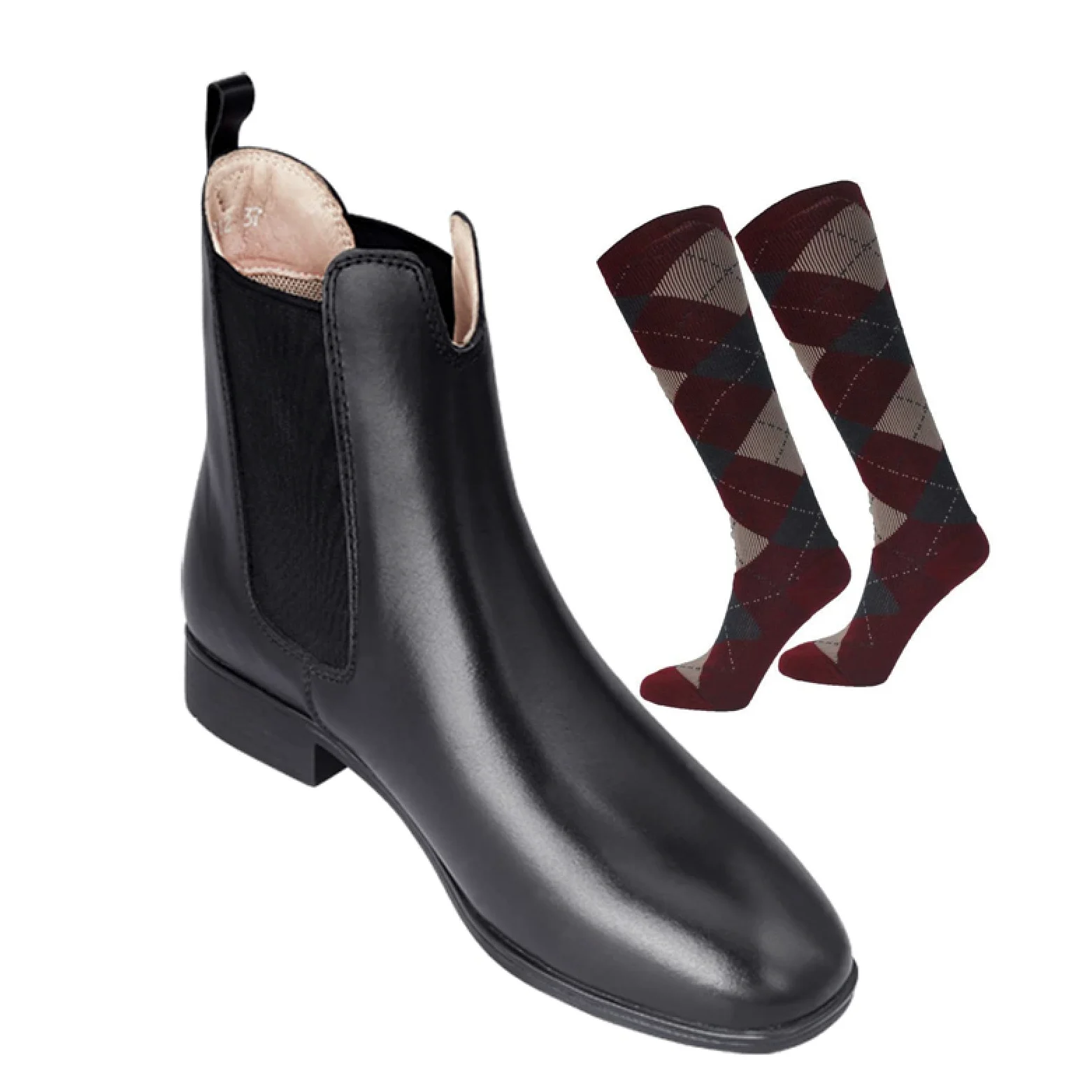 LEBEE Botas para Montar a Caballo Botas de Carrera Botas Antideslizantes para Montar Suministros ecuestres para Montar a Caballo,Black-44