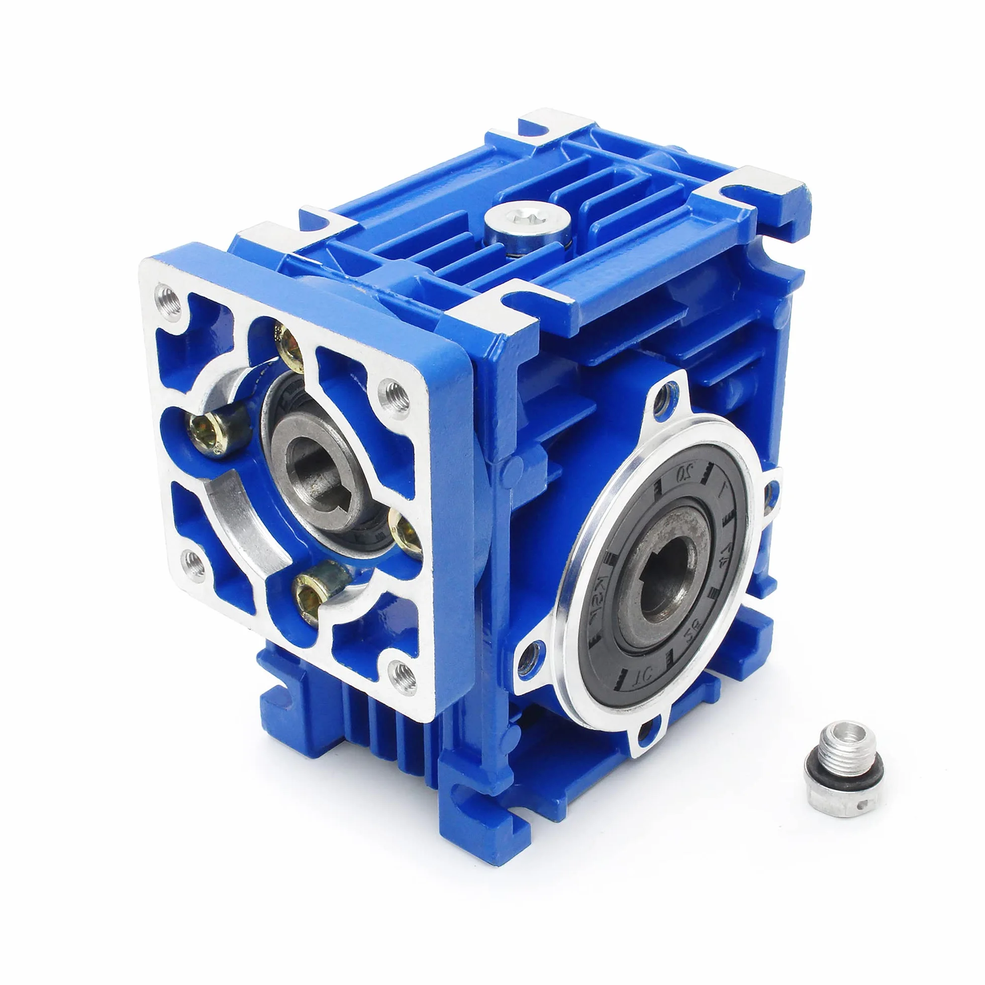 RATTMMOTOR Engranaje helicoidal NMRV030 40:1 11mm entrada 14mm salida para Nema23