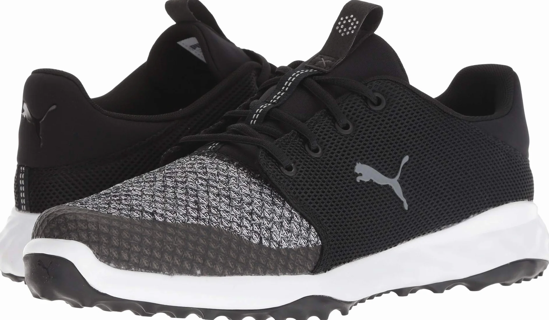Puma Men's Grip Fusion Sport Golf Shoe, White, 45 EU