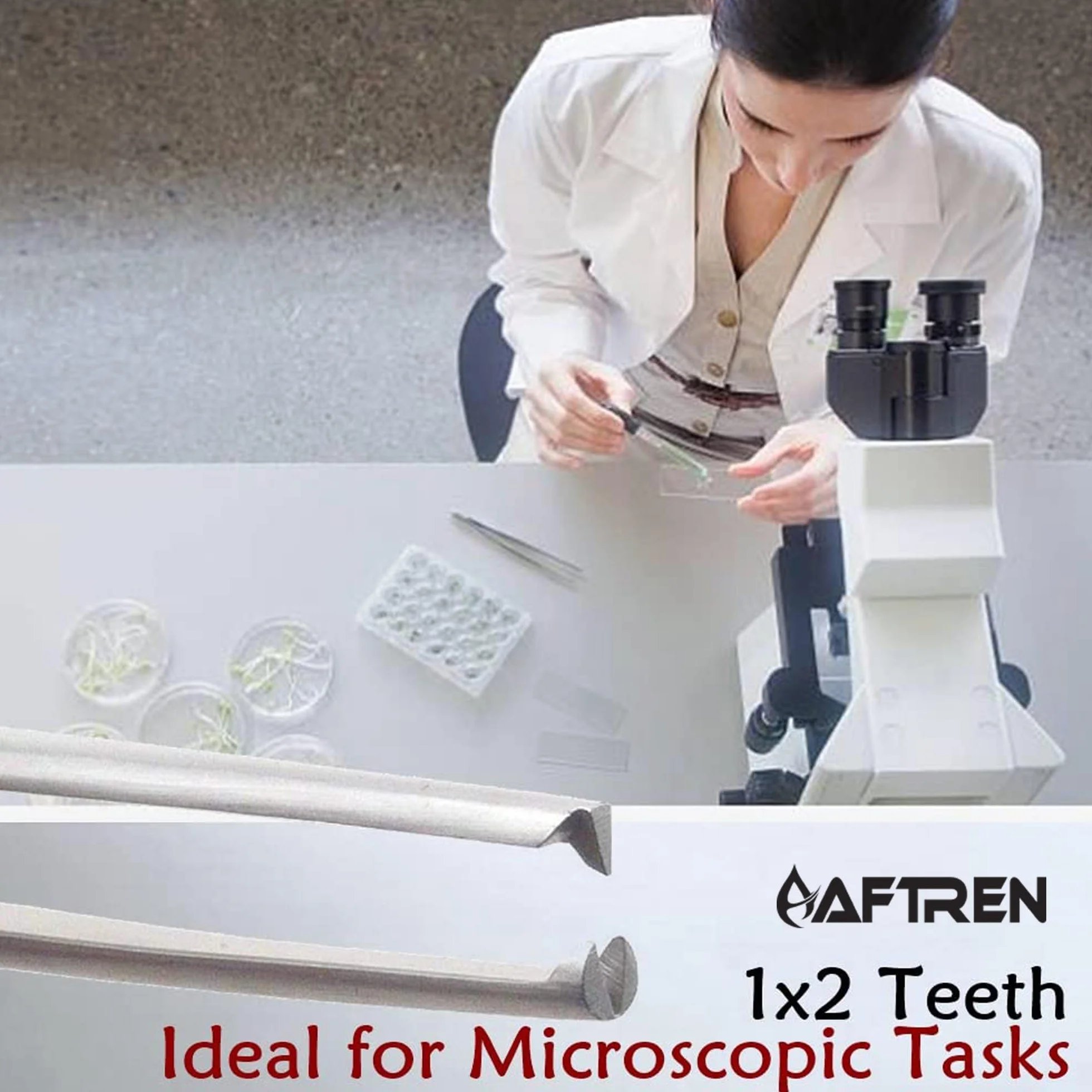 Pinzas Adson Kocher 1x2 dientes acero inoxidable punta fina para vendajes suministros hospitalarios veterinarios