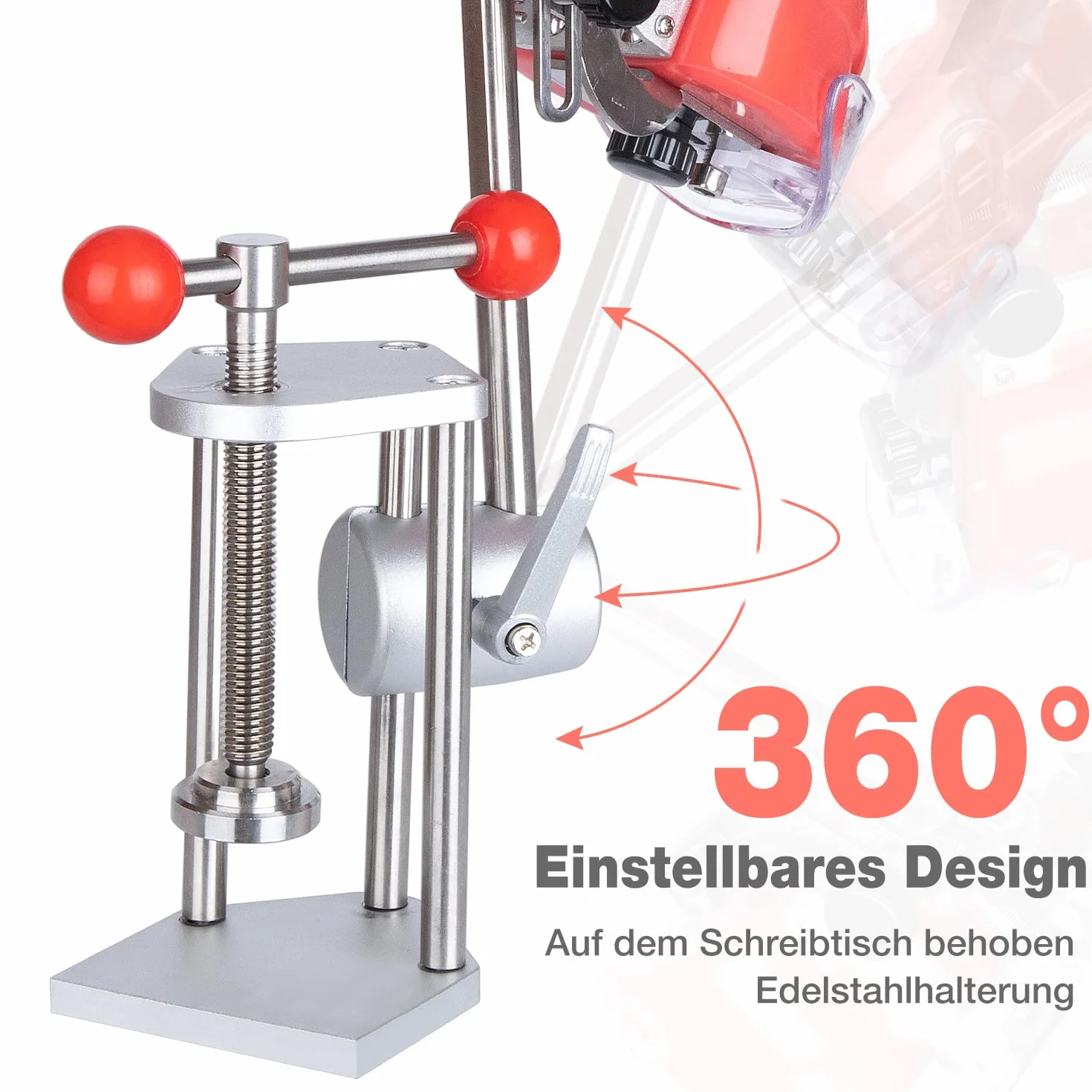 Simulador Dental Maniquí de Entrenamiento con Cabeza Fantasma Modelo de Dientes Tipodonto 360° Ajustable