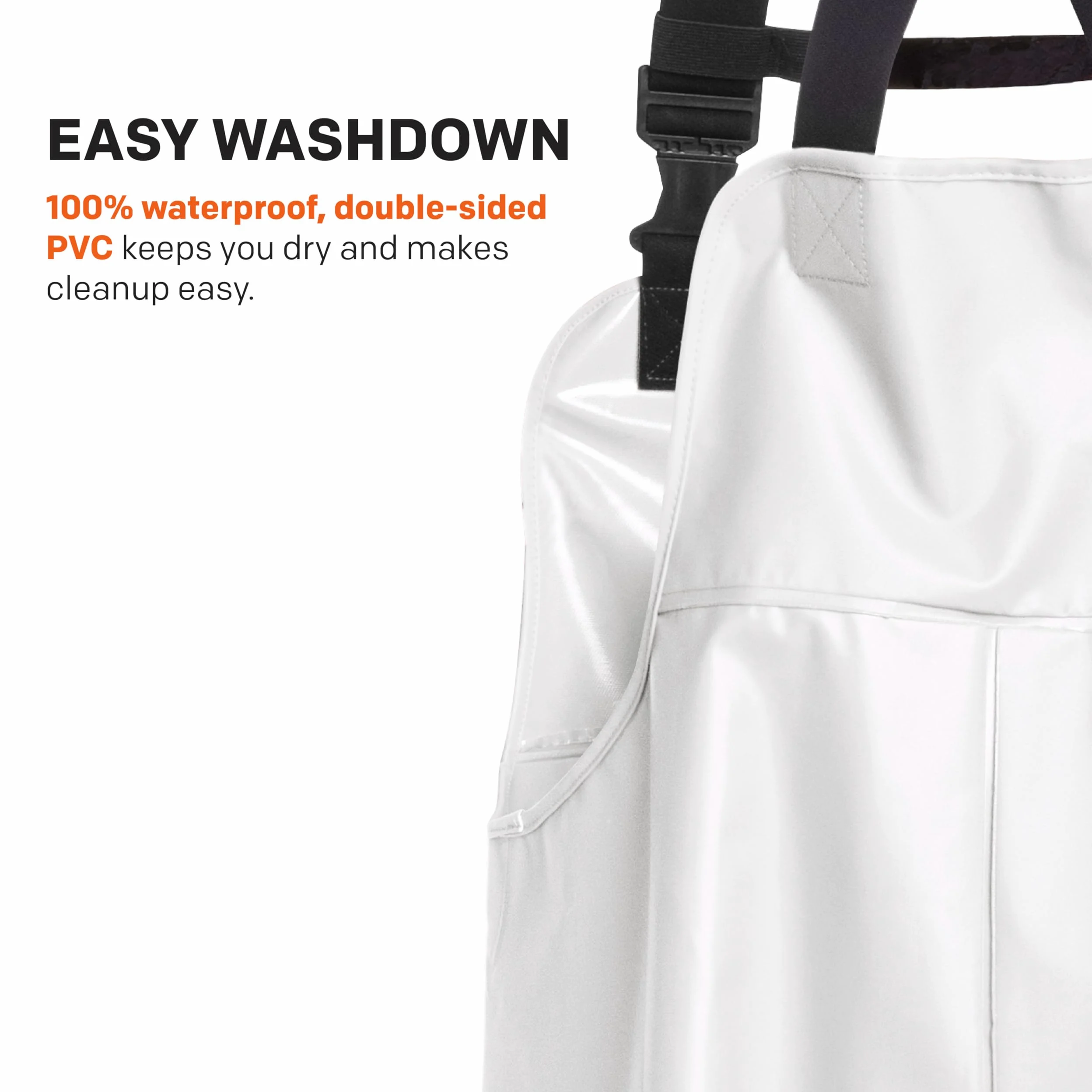 Grundens Shoreman - Pantalones con peto para hombre, resistentes a las manchas, impermeables, para procesamiento de mariscos