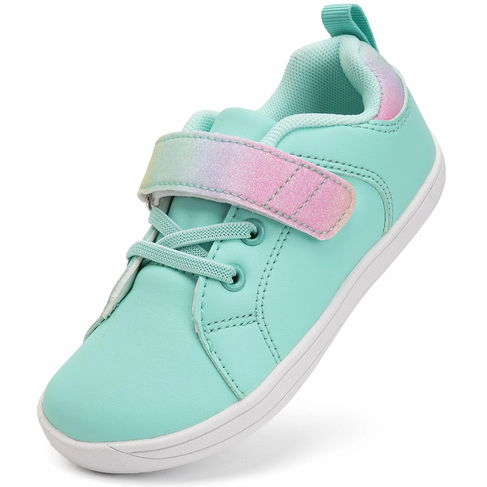 Calzado Descalzos Niños Niñas Amplia para Barefoot Exterior Interio Ligeros y Deporte Transpirables Zapatillas de Trail Minimalistas(Verde, 27EU)