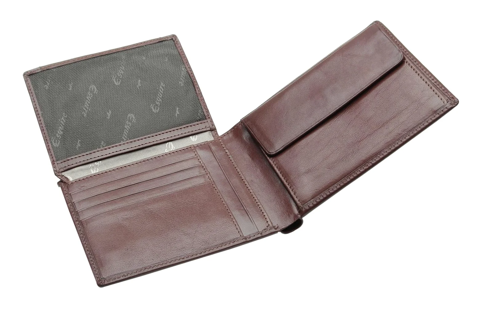 Esquire - Cartera para Hombre de Piel Marrón marrón