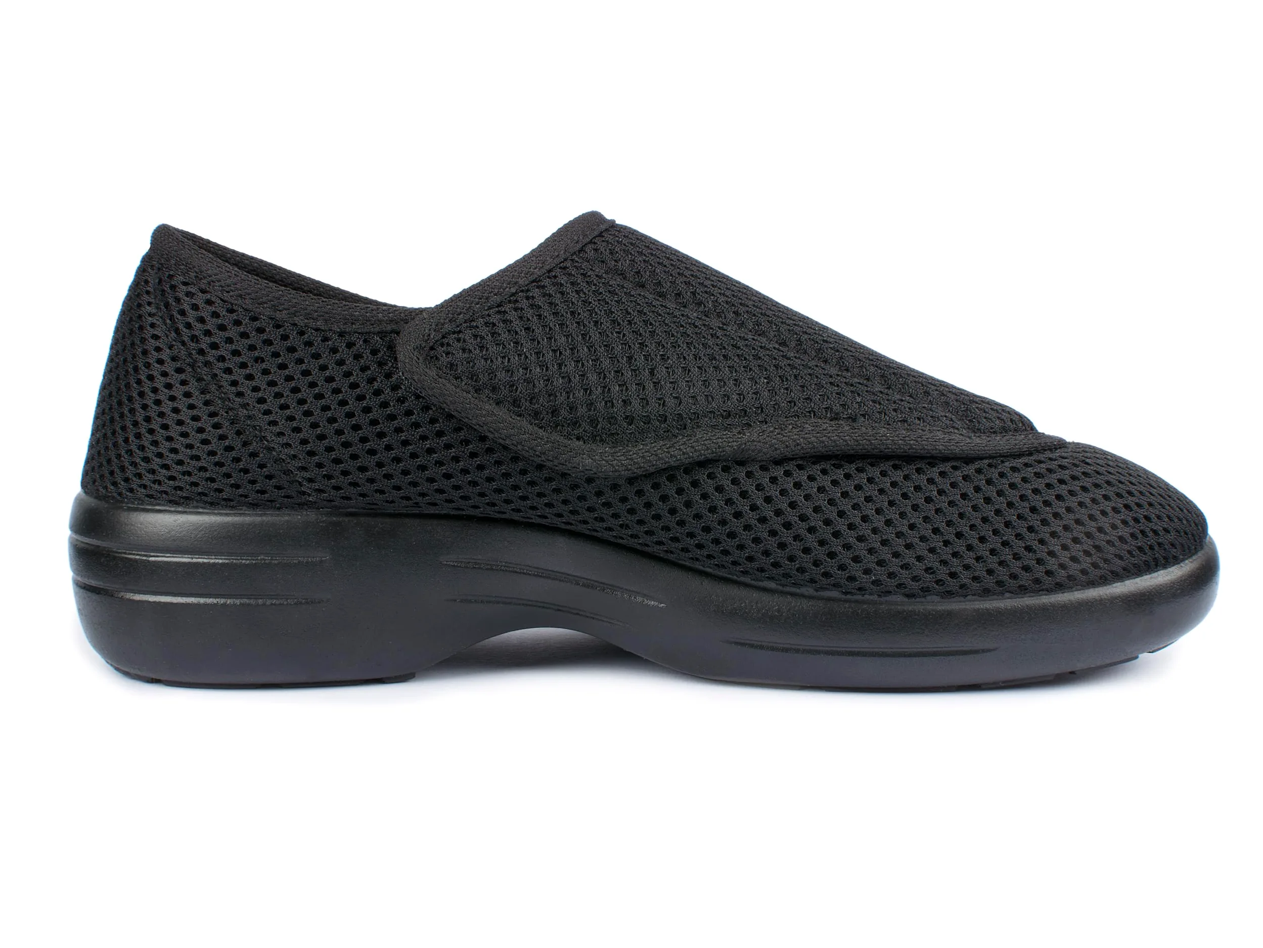 Aerosoft Stretch 17 – Zapato de Salud cómodo con Cierres Ajustables, Ancho G–H, Antideslizante