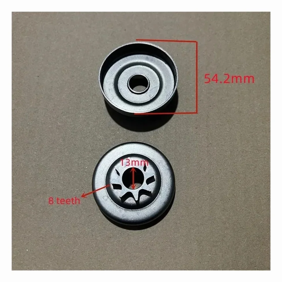 Piñón de Tambor de Embrague 1/4" Paso 8 Dientes Compatible CS-2511TES CS-2511 CS-2511T CS-2511P 250TCS TCS251 251TS 251TSC