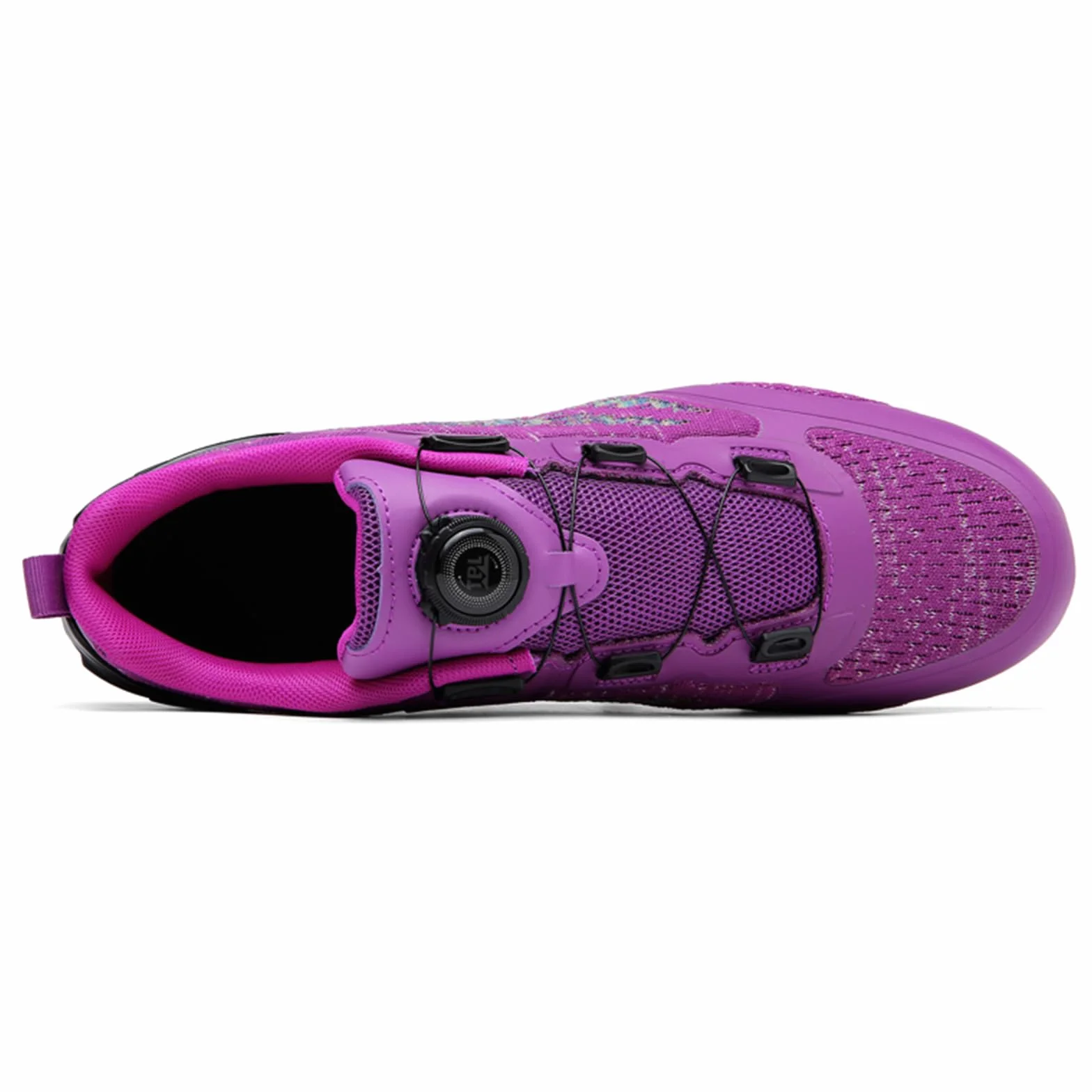 Zapatillas de Ciclismo MTB para Mujer Zapatillas de Ciclismo Compatible con Calas SPD y Pedal de Bloqueo con Cordón Rápido Zapatillas de Ciclismo al Aire Libre