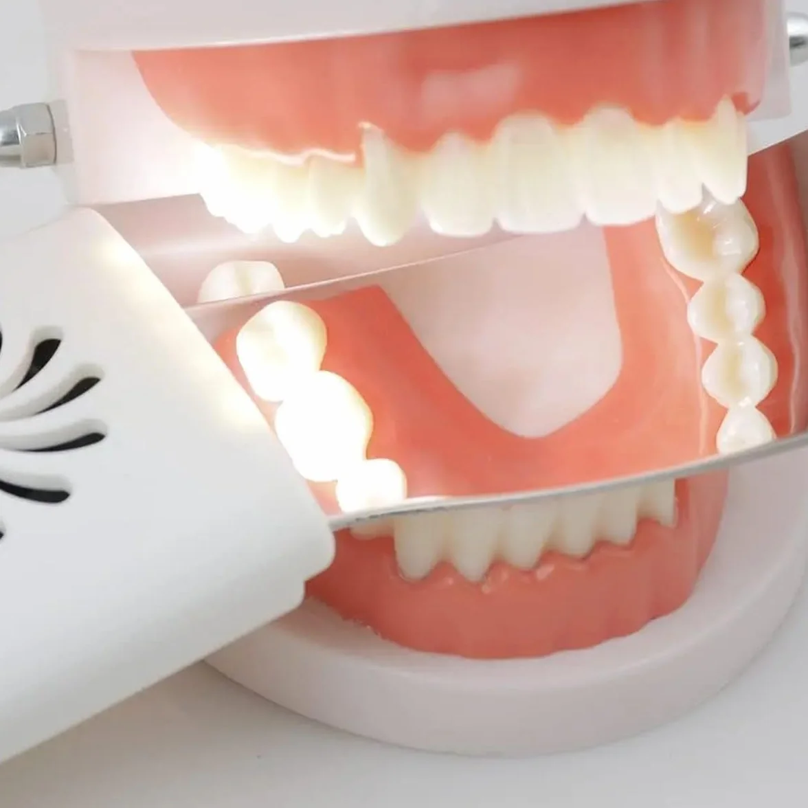 Juego de Espejos Dentales Antiniebla con Luz LED, Acero Inoxidable, Ortodoncia