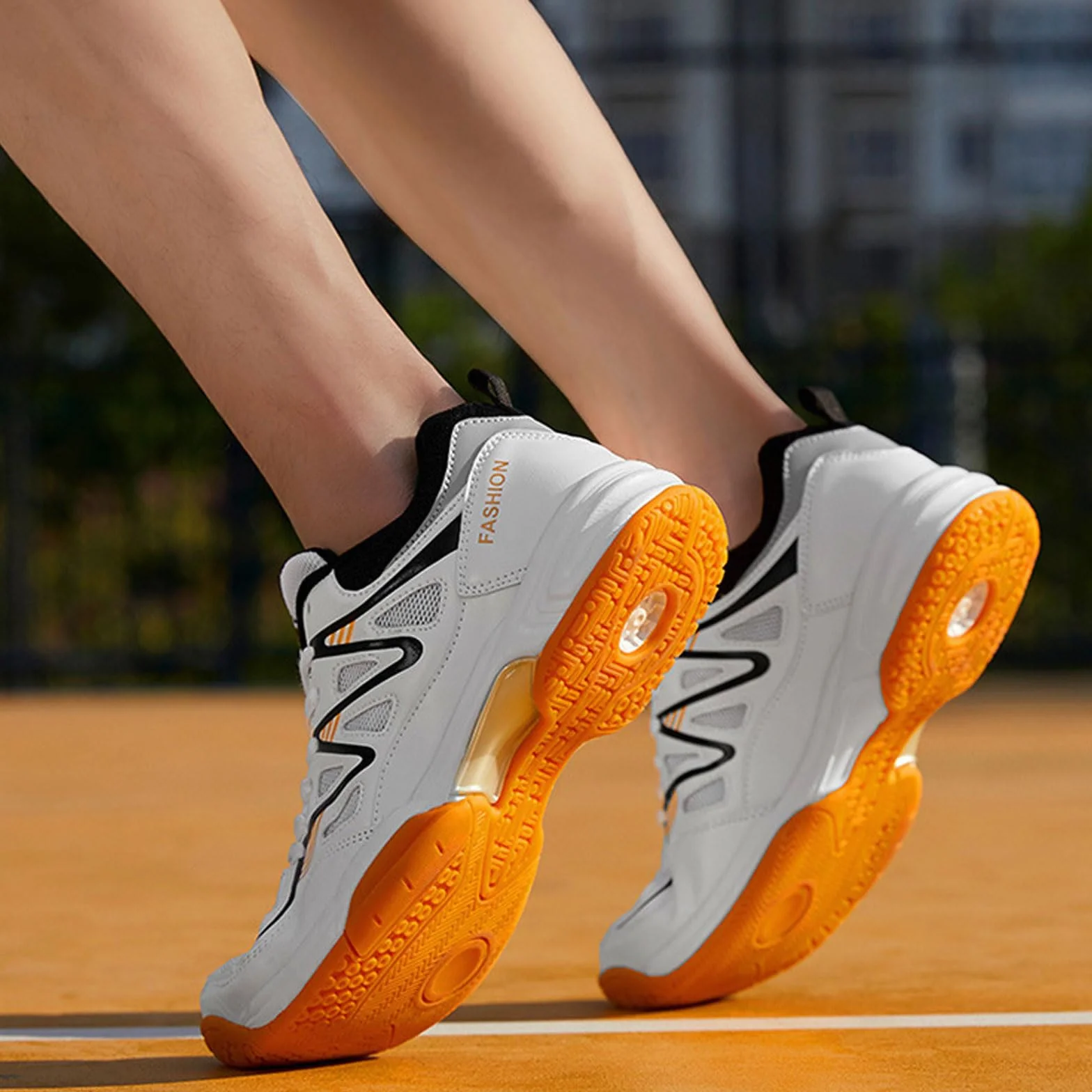 Zapatillas De Bádminton Tenis Squash Voleibol Antideslizantes Transpirables Hombre Mujer