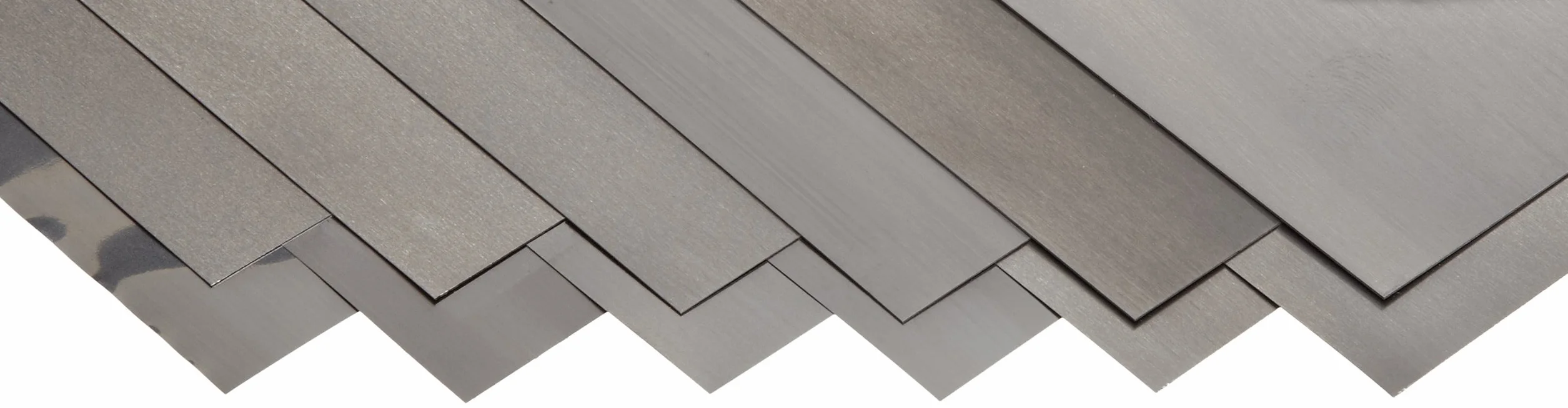 Acero al carbono 1008 Shim Stock Surtido, Full Hard Temper, AISI 1008/1010, ASTM A109, 0.001"-0.015" grosor, 6" x 12"