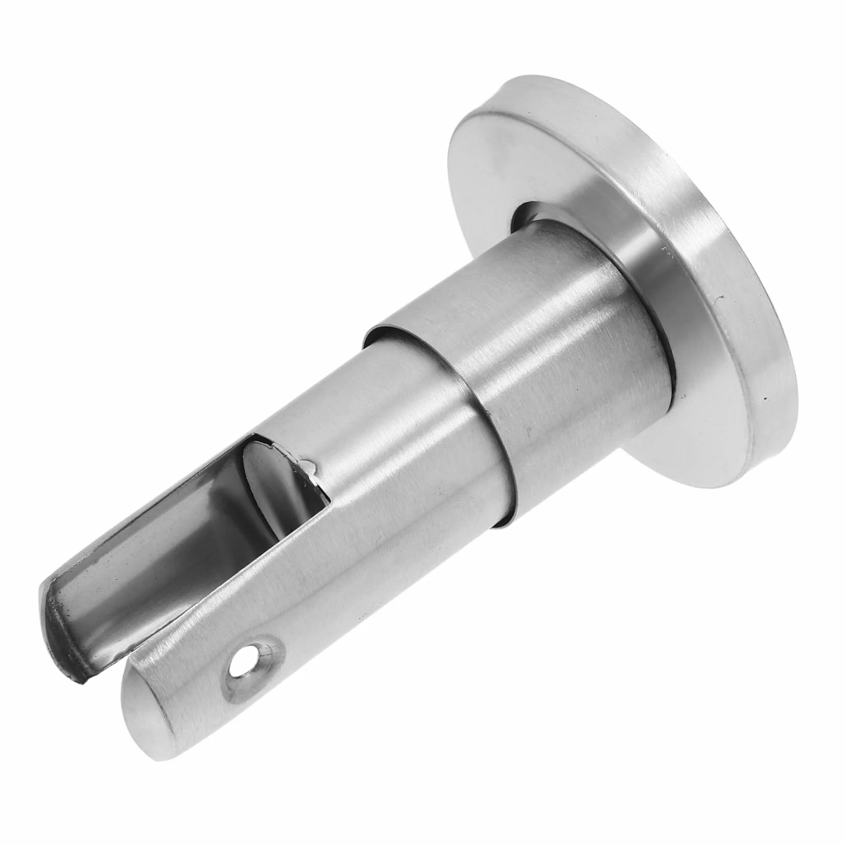 Soporte Metálico para Mampara de Baño en Acero Inoxidable Altura Ajustable 45-65 Mm