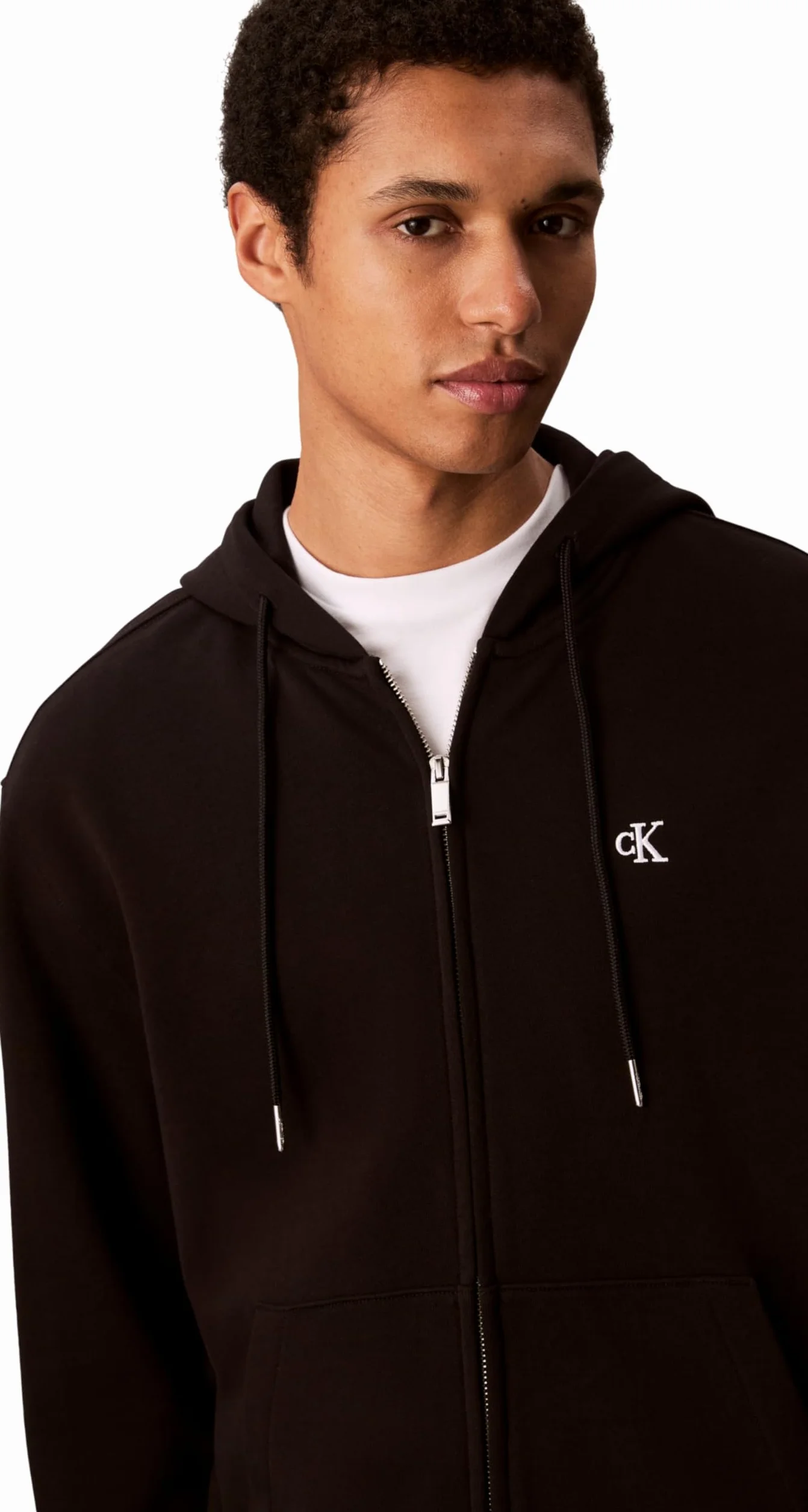 Calvin Klein LS EU 350terry Monogram FZ Hoodi Lv04rd240g Sudaderas Hombre