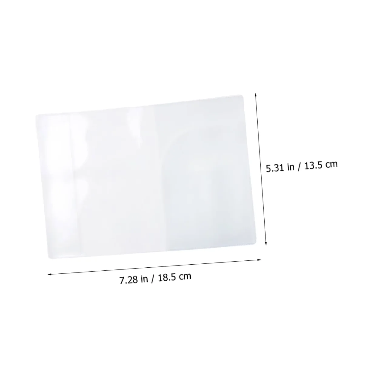 100piezas Funda De Transparente para Organizador De y Tarjetas Soporte De Multifuncional