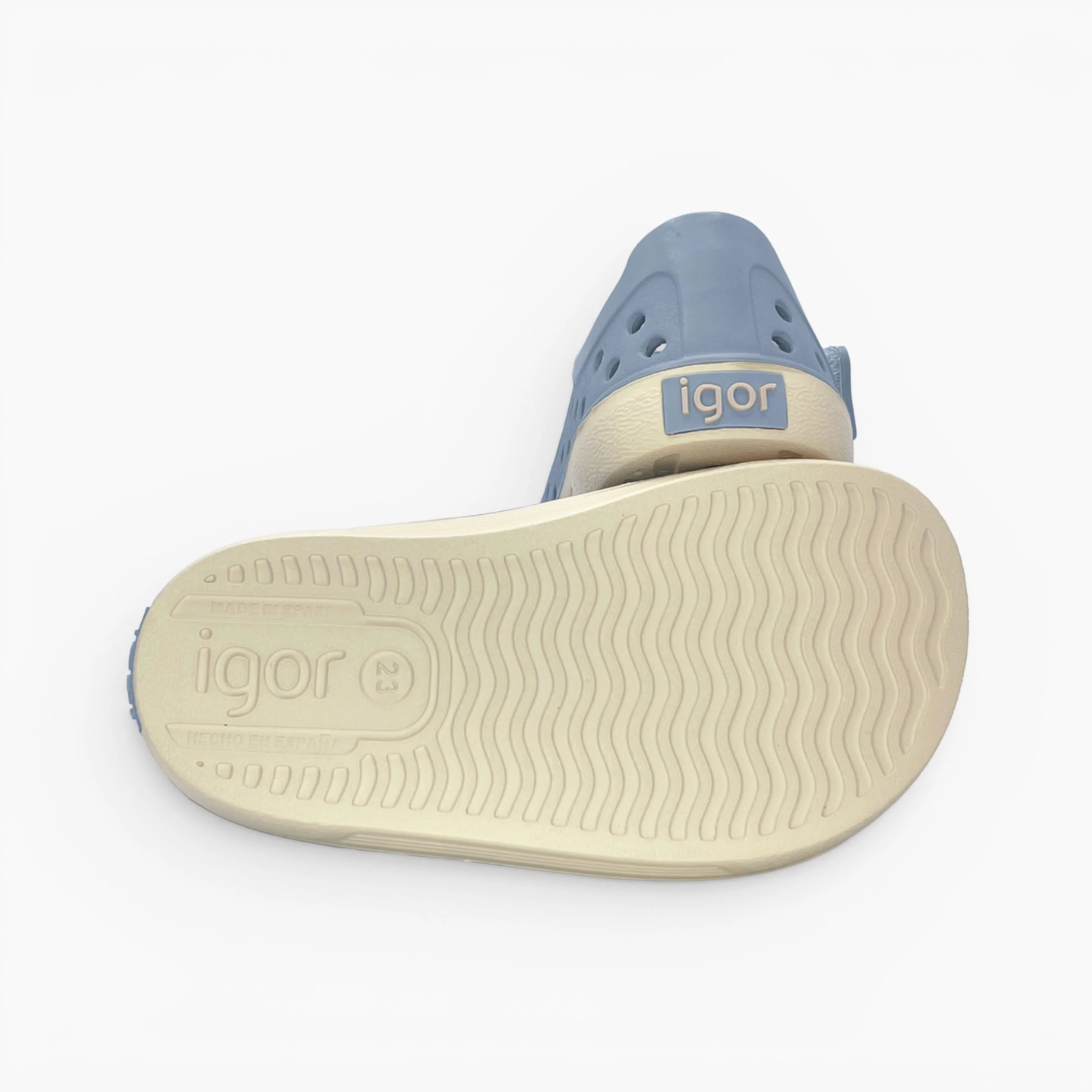 Pisamonas Cangrejeras Zueco Barefoot Malibu Suela Crema