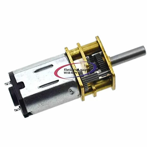Mini DC N20 Motorreductor 3V 6V 12V 15-1000RPM Caja de Cambio de Metal