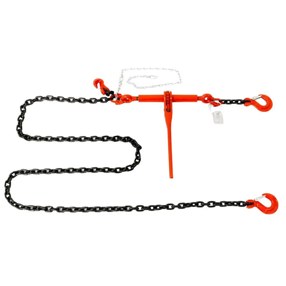 Cadena de amarre 10 mm 6300 daN 3,5 m con tensor de carraca