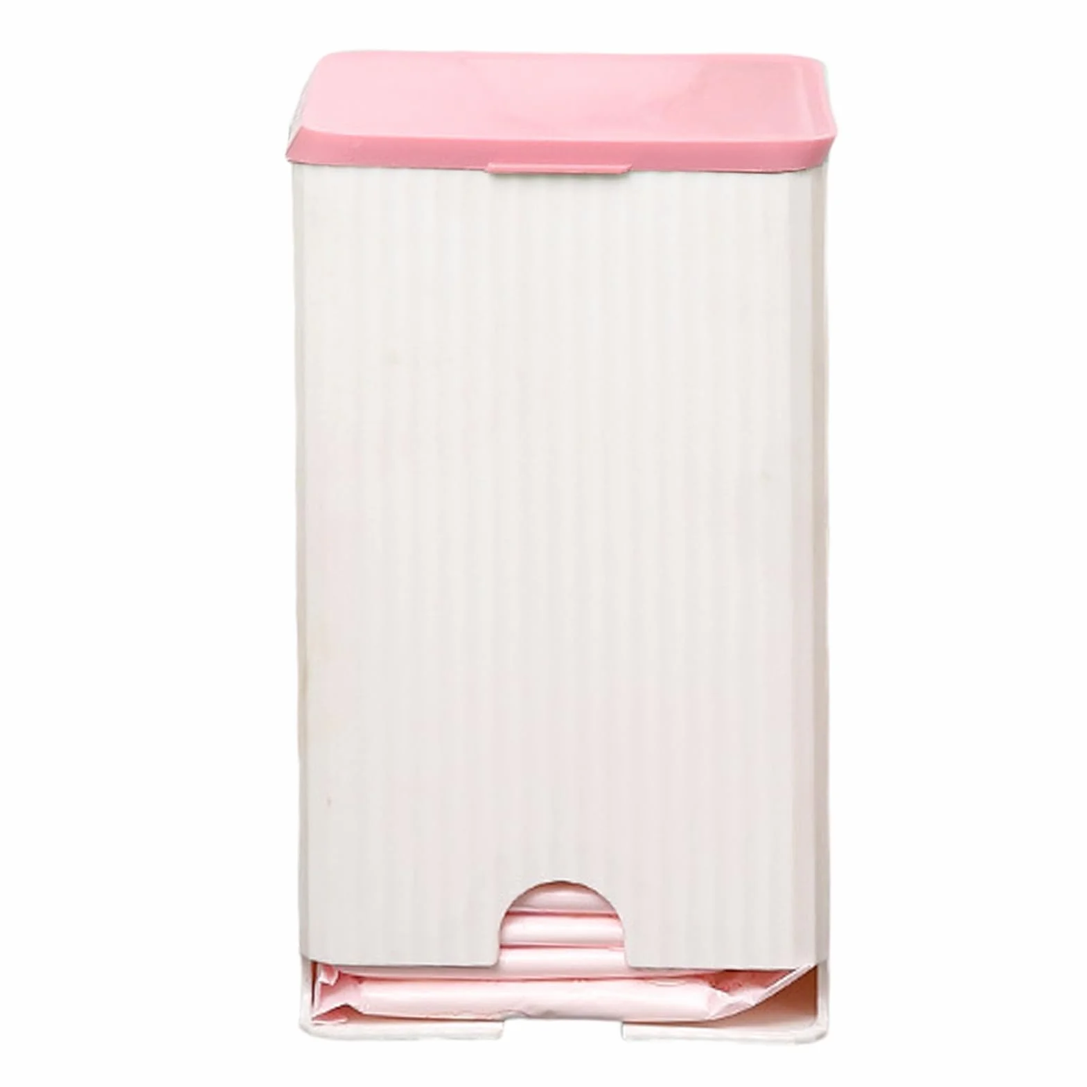 Organizadora Antihumedad Compacta PP 19.5x11.5x11.5cm para Productos Femeninos Papel Higiénico Toallas Sanitarias