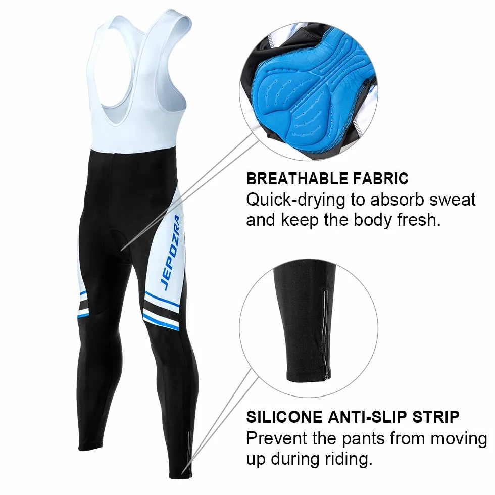 Maillot Ciclismo Hombre Ropa Bicicleta Conjunto MTB Maillot Bici Manga Larga y Culotte Ciclista con Badana Gel