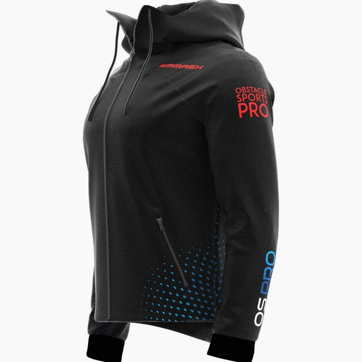 SMMASH Hawaii Sudadera Deportiva con Capucha y Cremallera para Mujeres y Hombres, Sport Zipper Hoodie, Crossfit, Gym, Outdoor, Material Transpirable y Antibacteriano