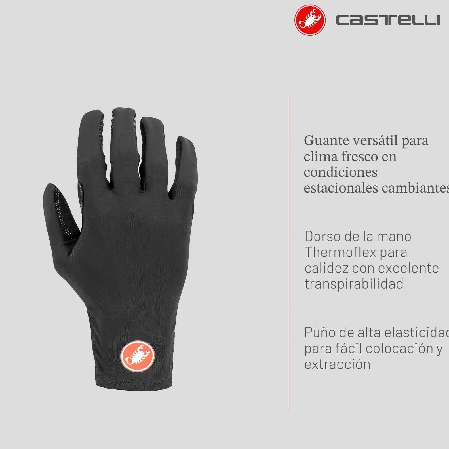 CASTELLI Lightness 2 Glove Guantes de Ciclismo, Hombre