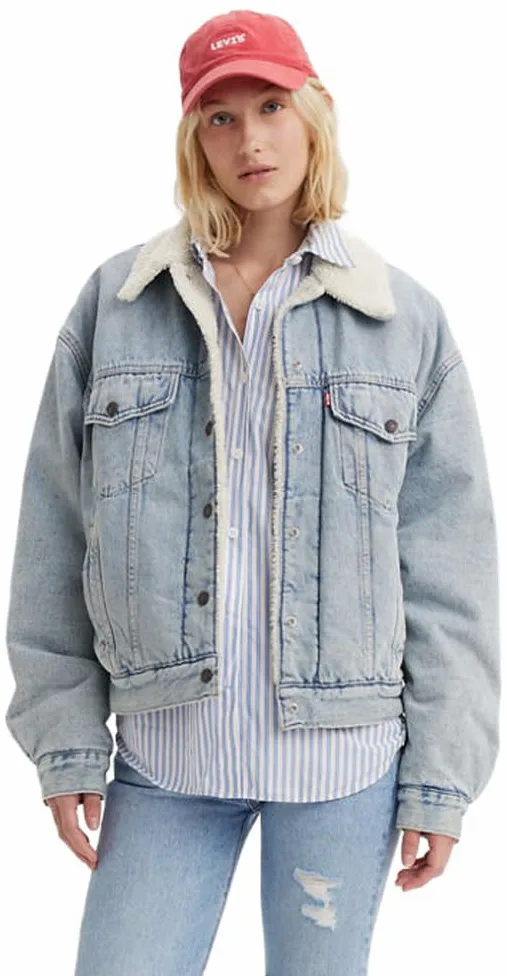 Levi's 90s Sherpa Trucker Jacket (Standard And Plus) Abrigos alternativos de plumón Mujer