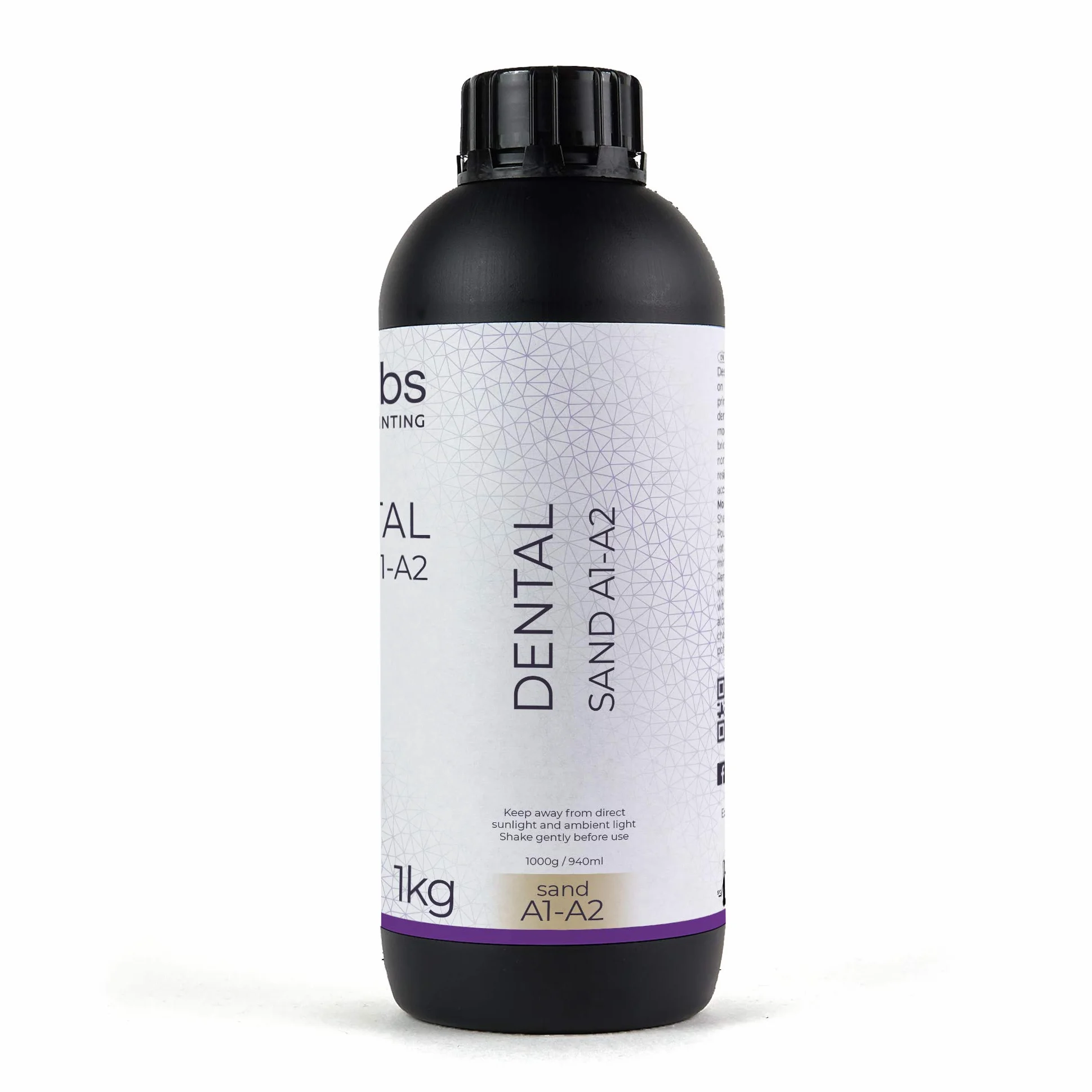 Resina DENTAL A1-A2 1KG para coronas y puentes provisionales