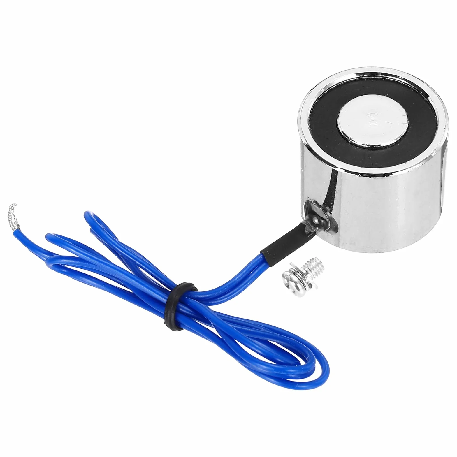 Electroimán Solenoide DC 12V 1.5W 17.6LB 8Kg Redondo 25x20mm