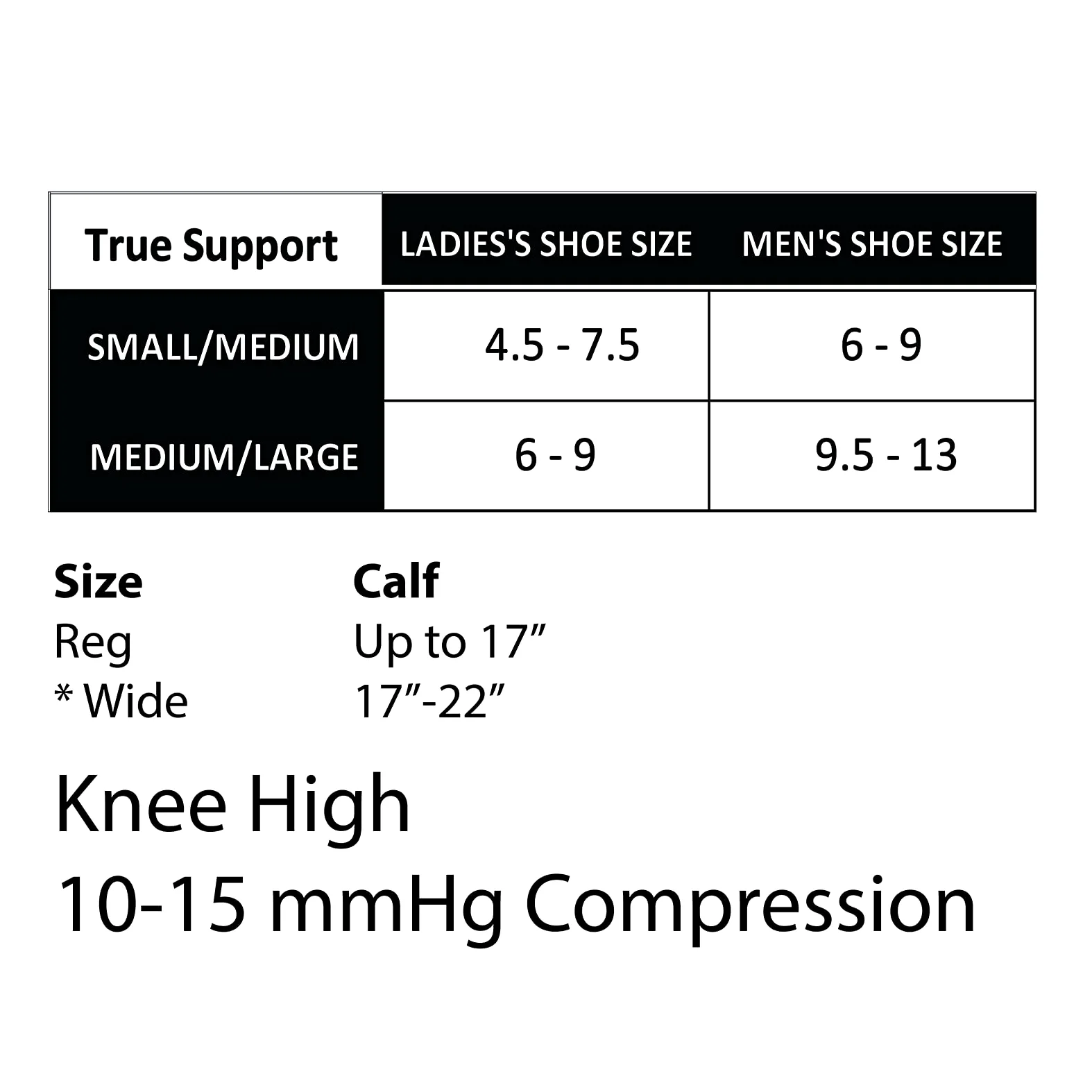 Cherokee TrueSupport - Calcetines de compresión para mujer, 10-15 mmHg, 4 pares individuales, extra anchos, grafito