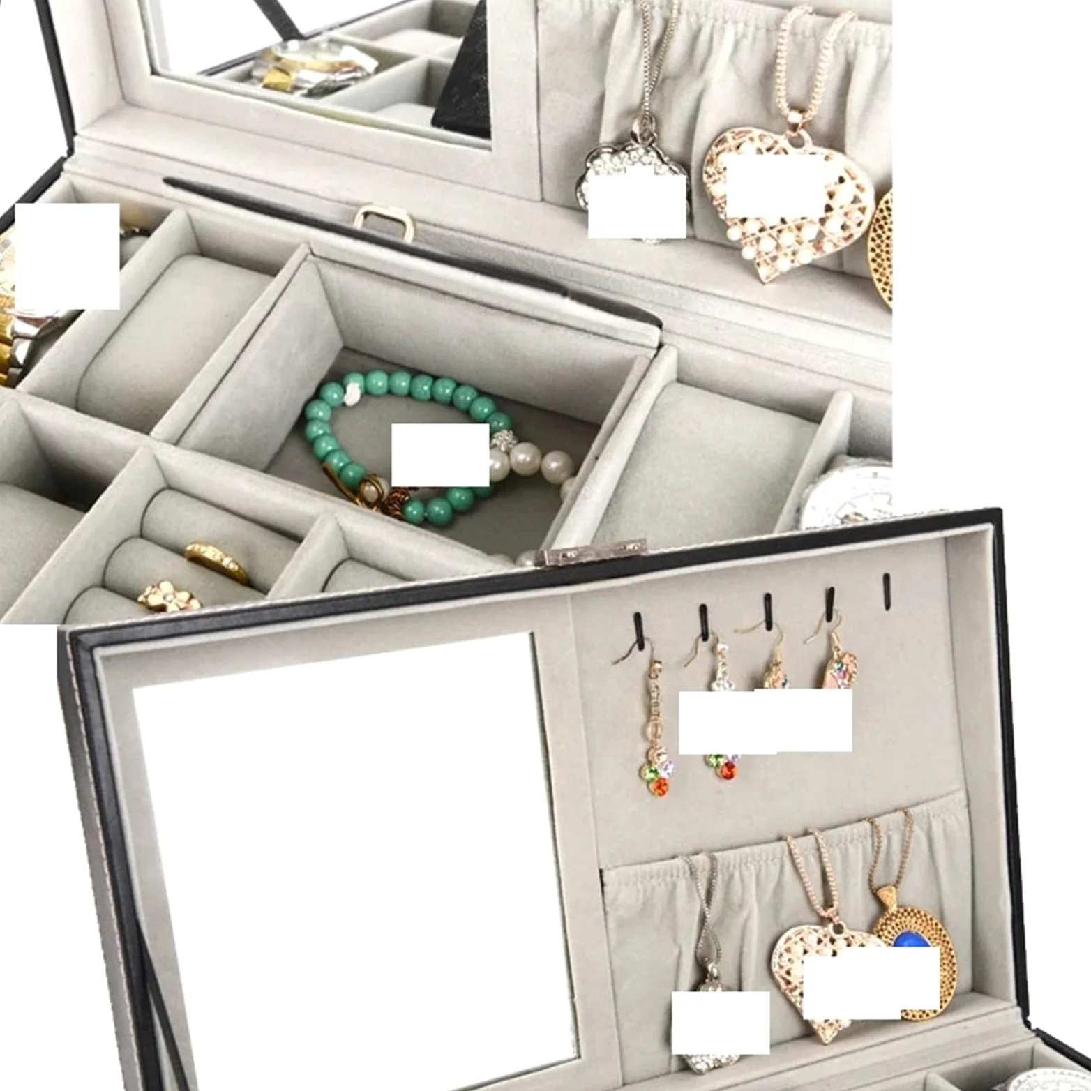 Caja de almacenamiento for gafas sol, joyero, organizador joyas, soporte for y relojes, regalo Para Gafas