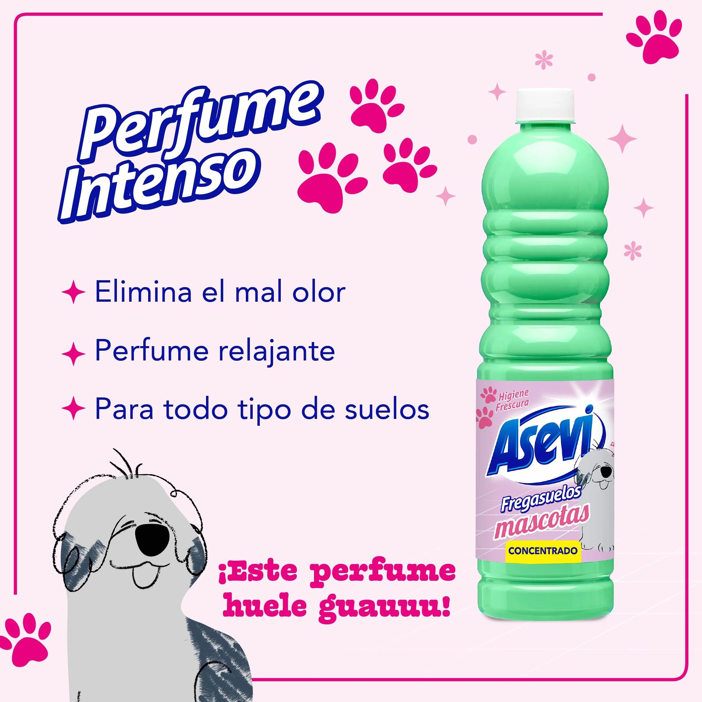 Asevi Fregasuelos Mascotas Concentrado 5 Litros pH Neutro