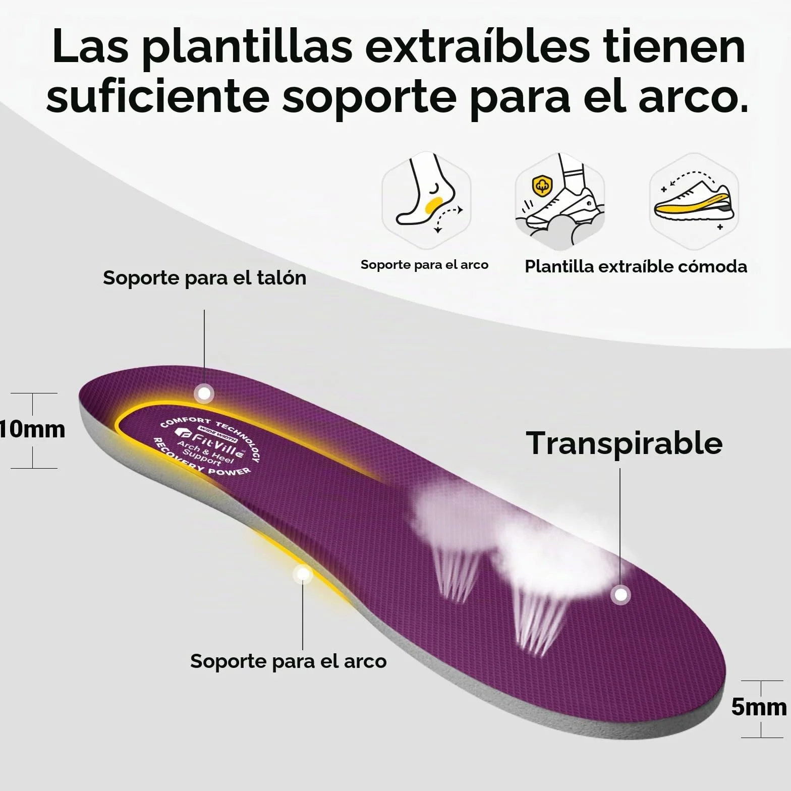 FitVille Zapatillas Running Mujer Anchas Ligeros Zapatos Gimnasia Deportivos Transpirables Caminar